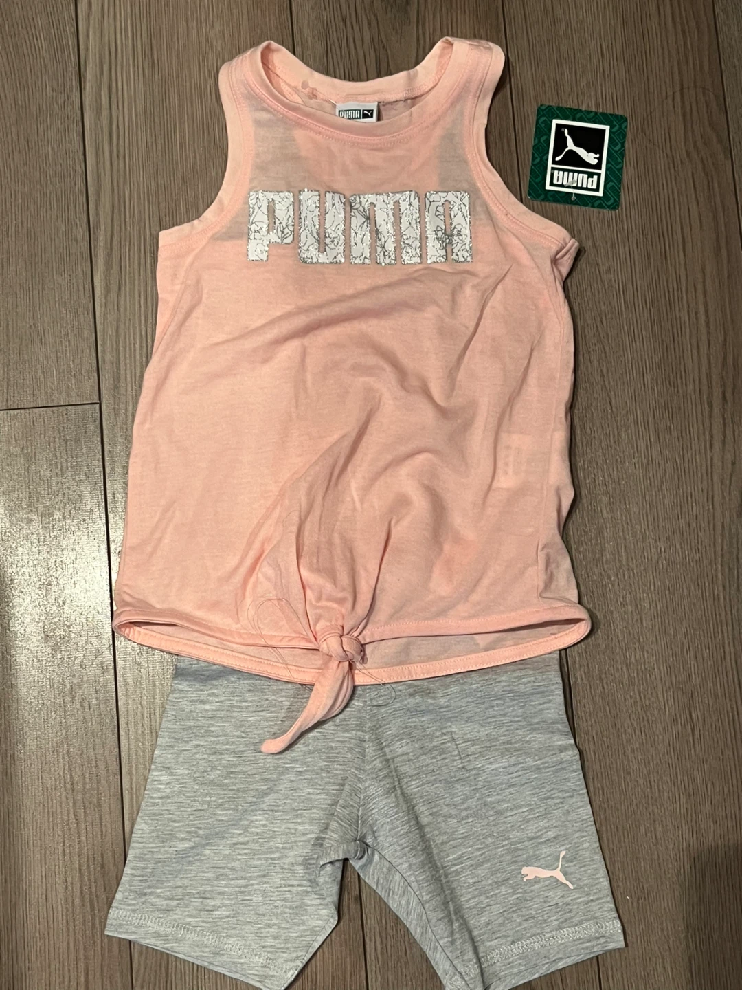 Puma Tank Top & Shorts Set - Size 4