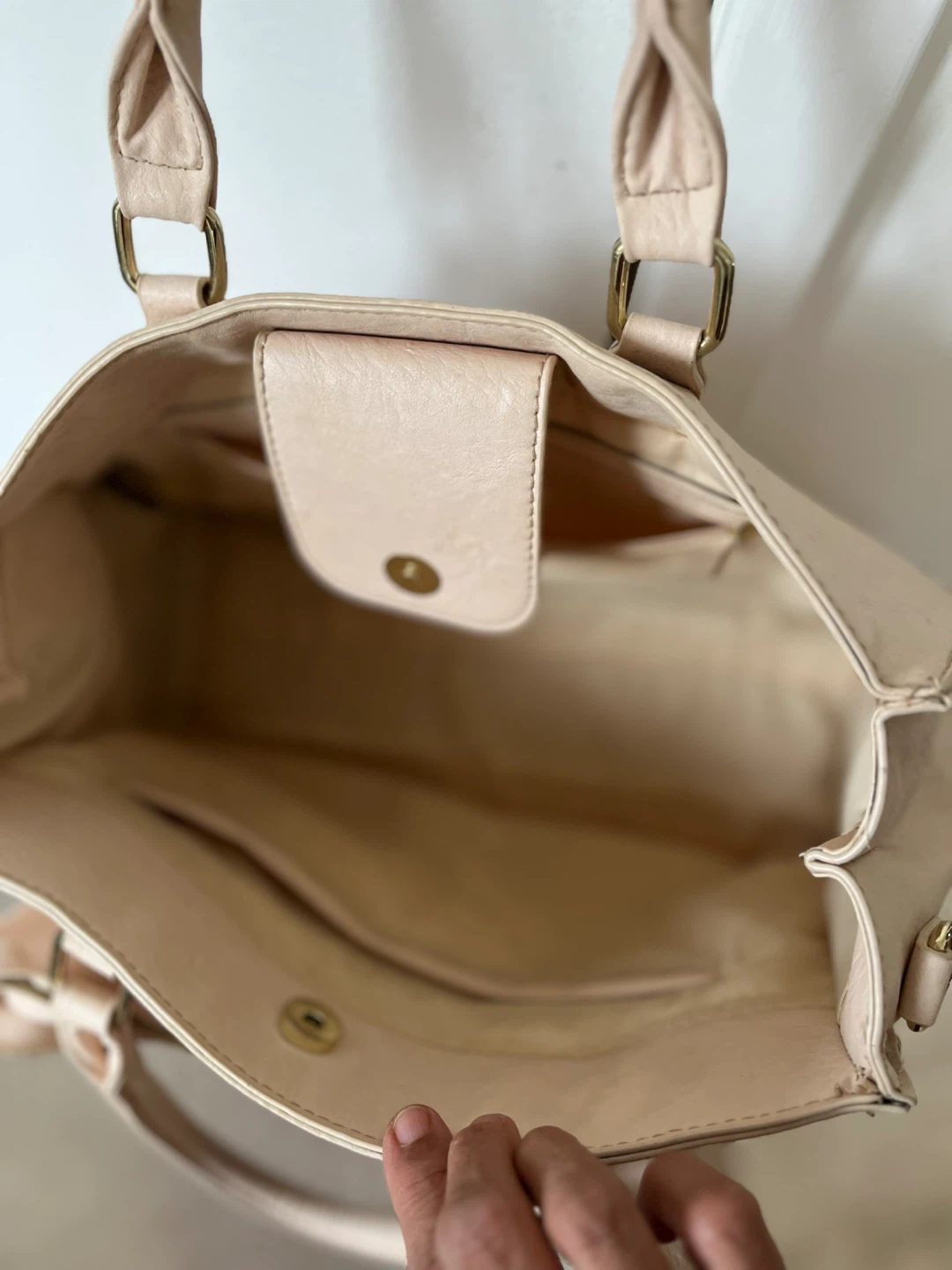 Blush Pink Bow Handbag - photo 2