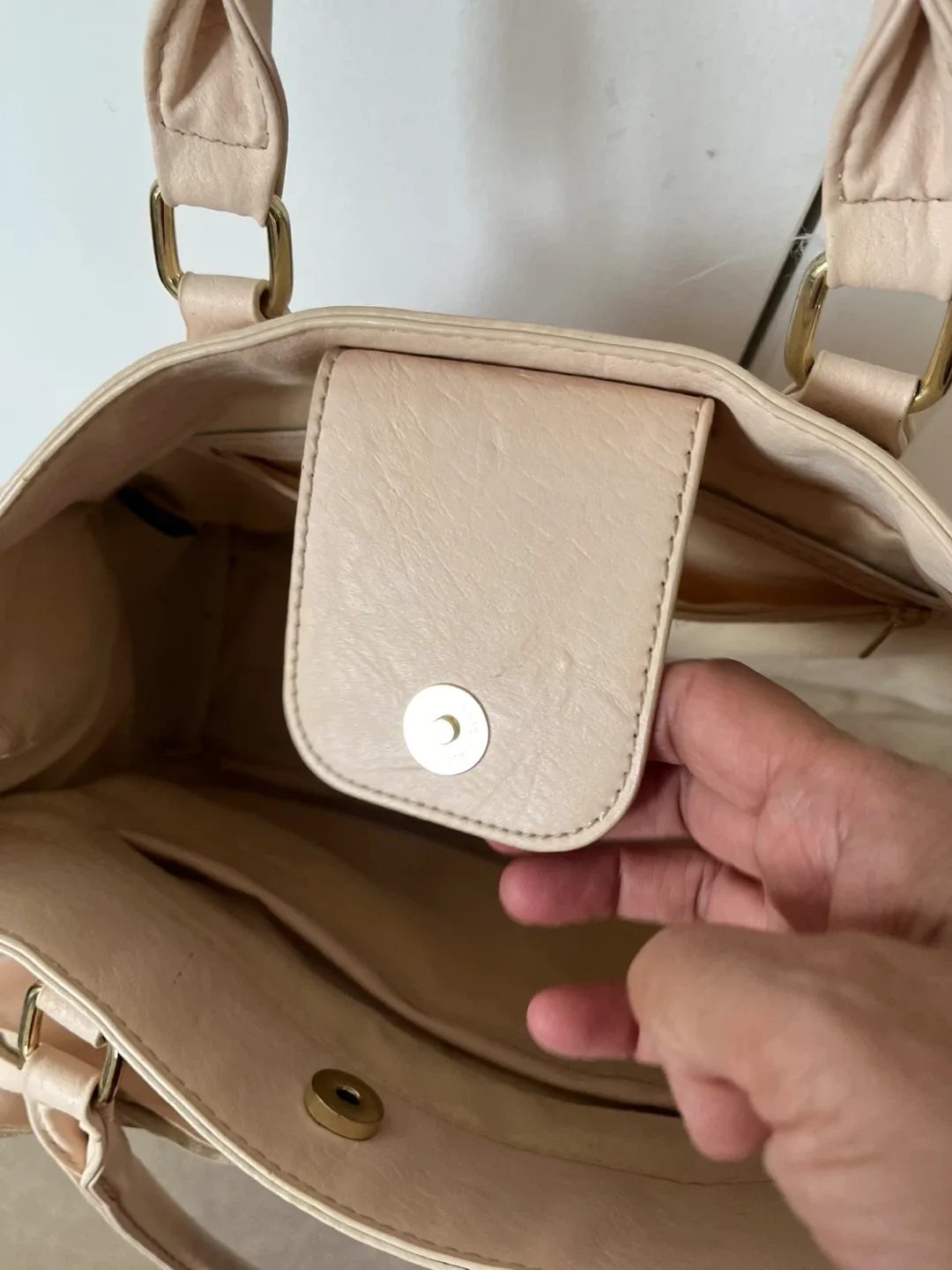 Blush Pink Bow Handbag image indicator(4)