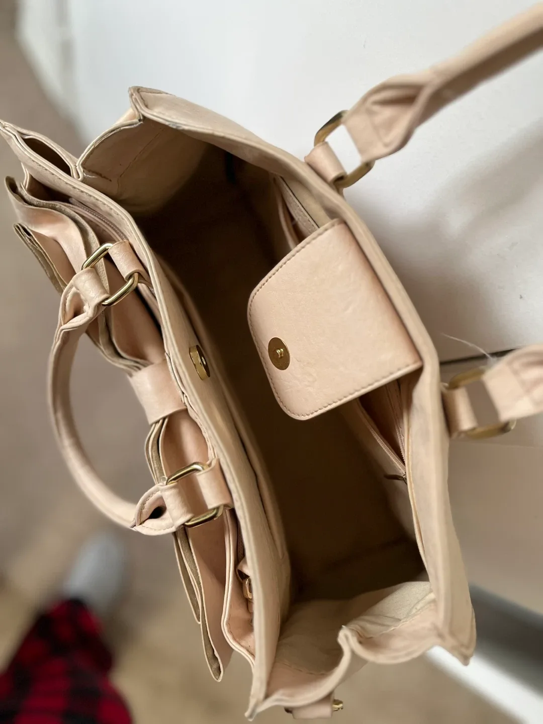 Blush Pink Bow Handbag image indicator(3)