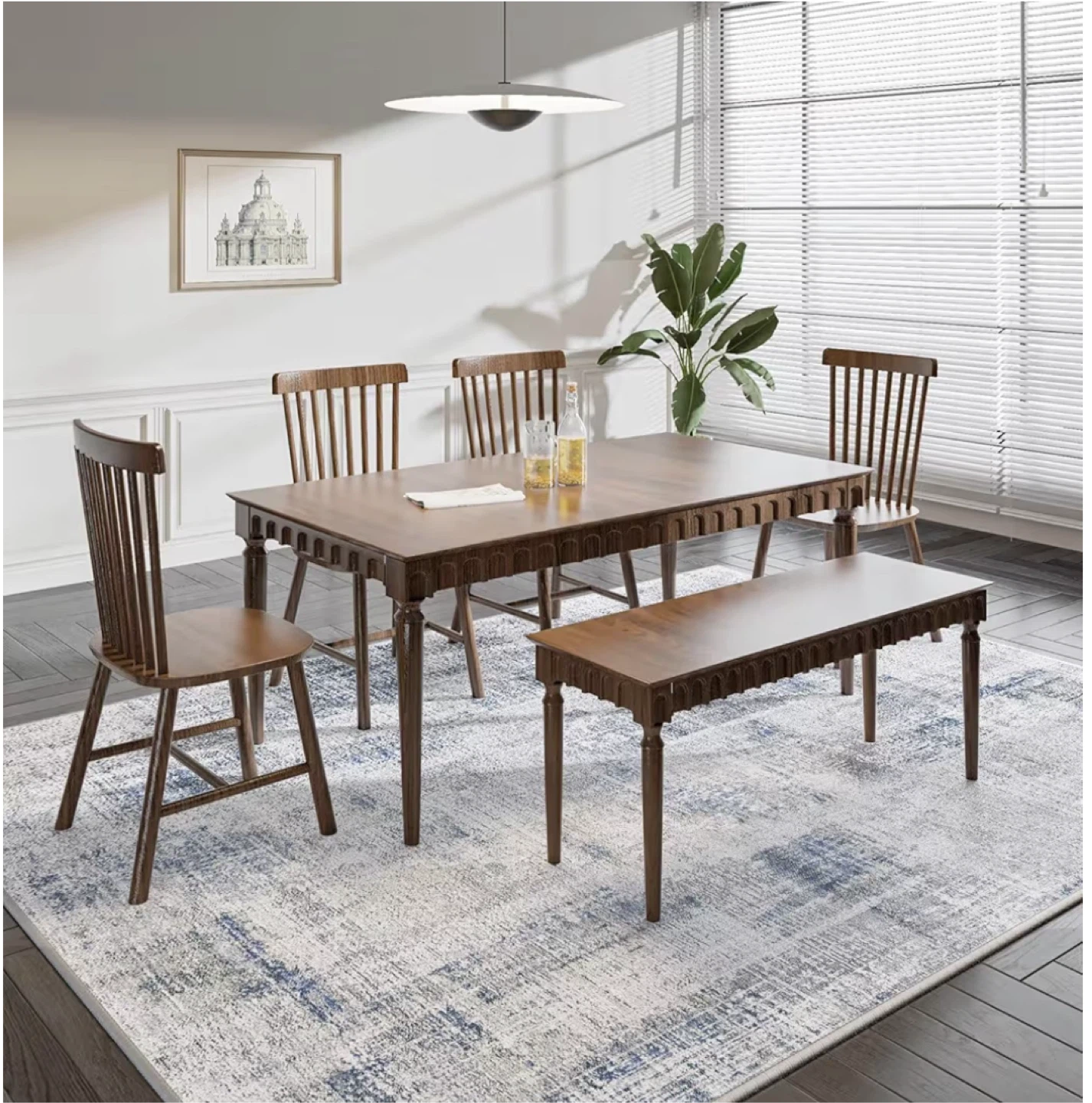 Area Rug 9x12 ft- Grey & Blue - photo 4