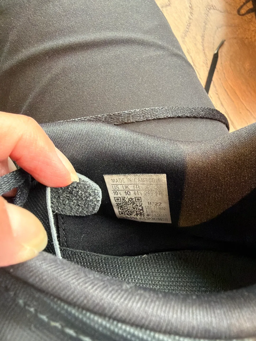 Adidas Men Soccer Cleats, Size 10.5, Black image indicator(4)