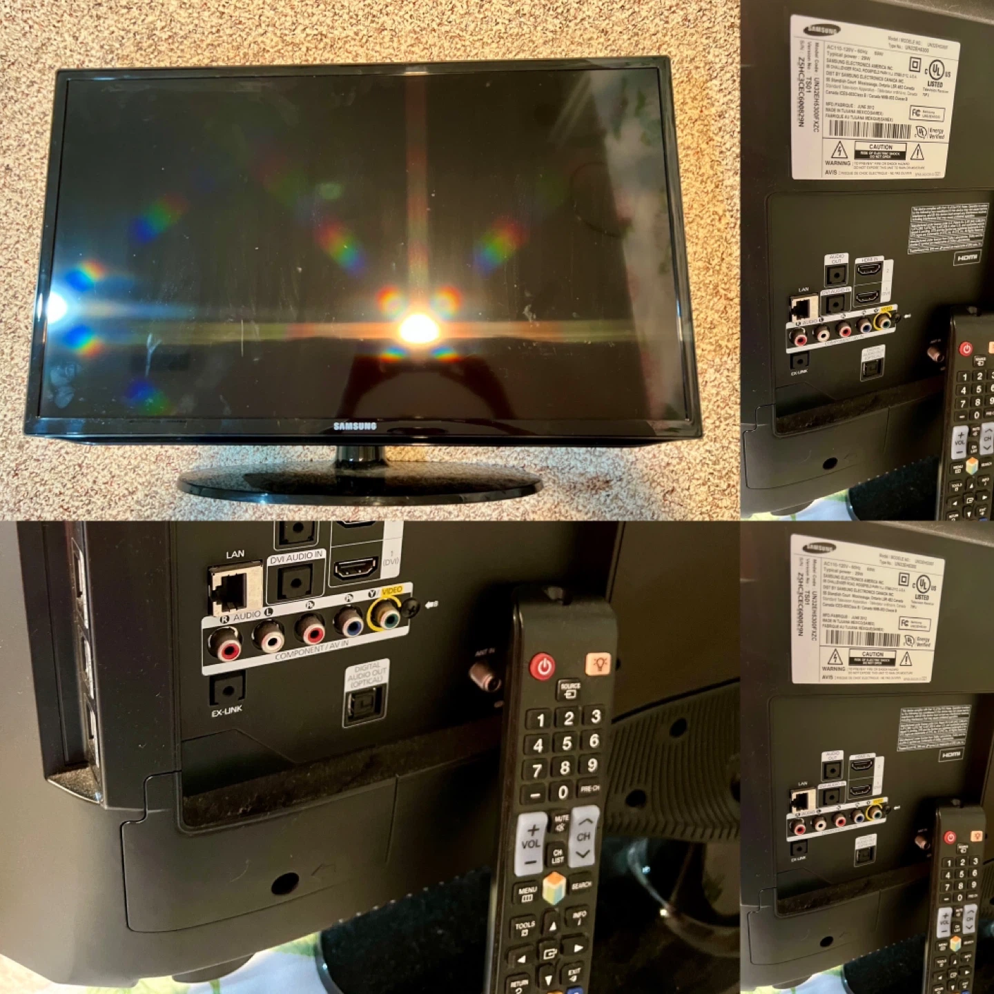 Samsung 32" HD SMART LED TV - perfect for bedroom use