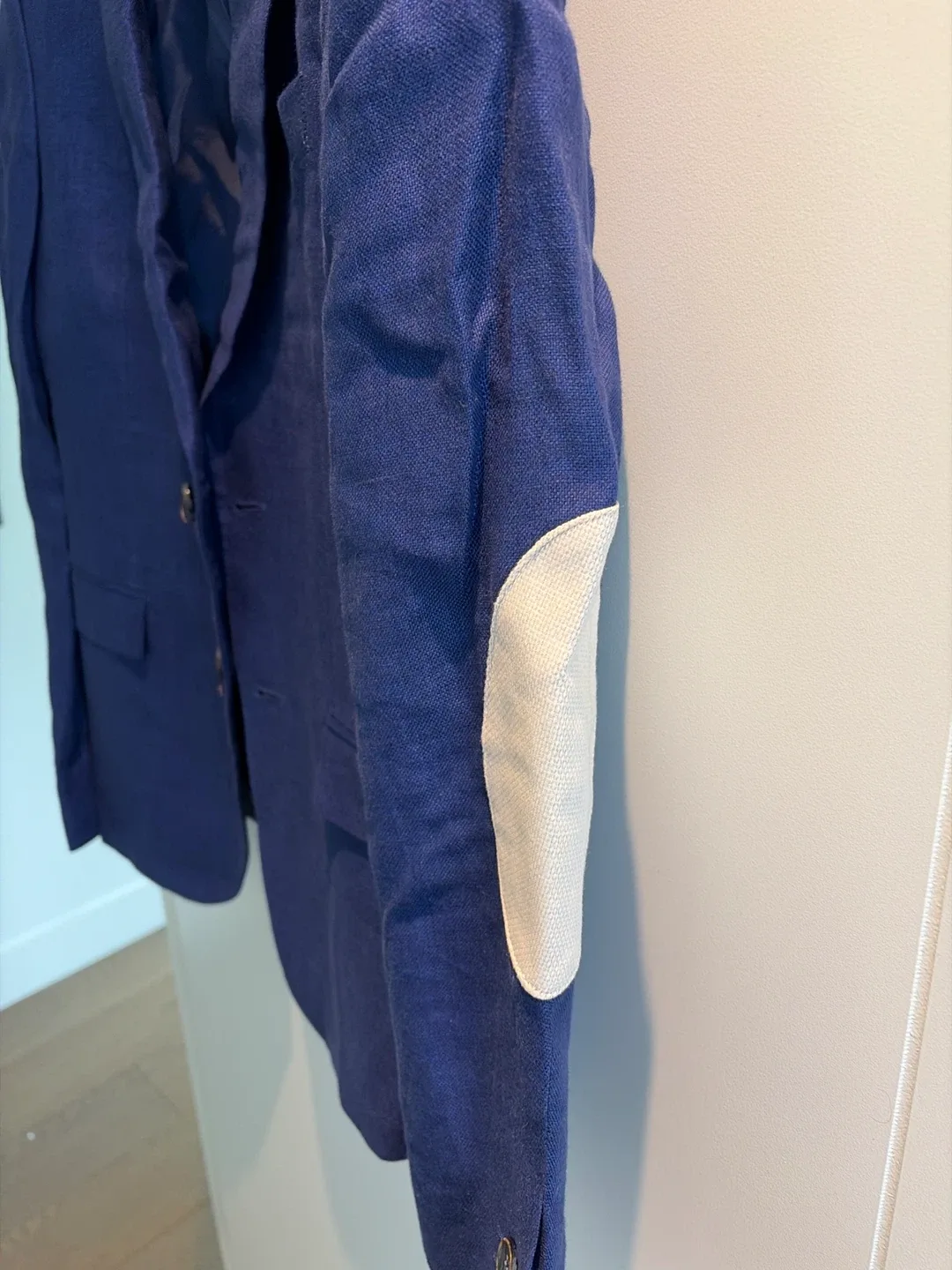 Zara Man Blue Blazer Size 46 image indicator(3)