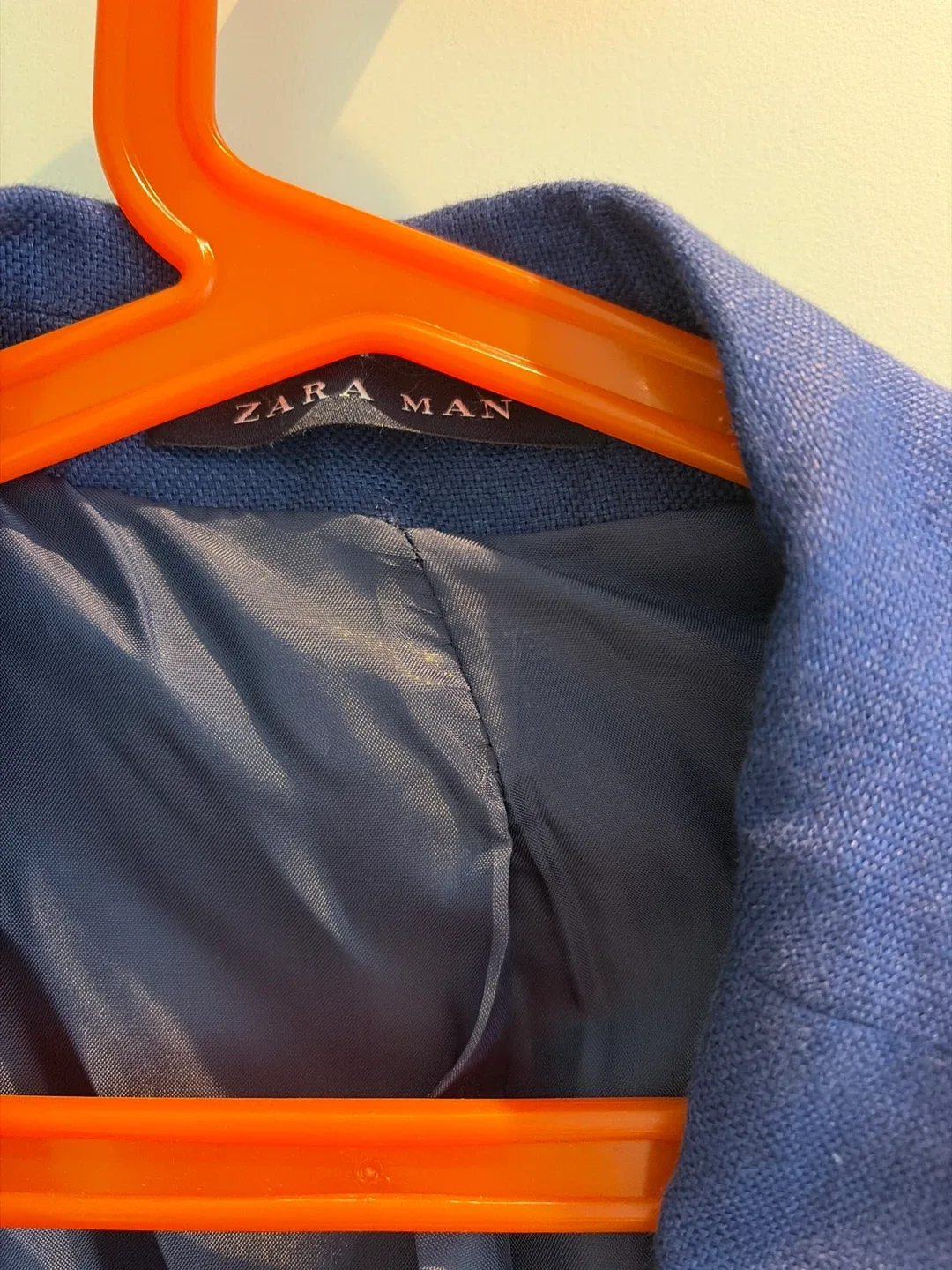 Zara Man Blue Blazer Size 46 image indicator(2)