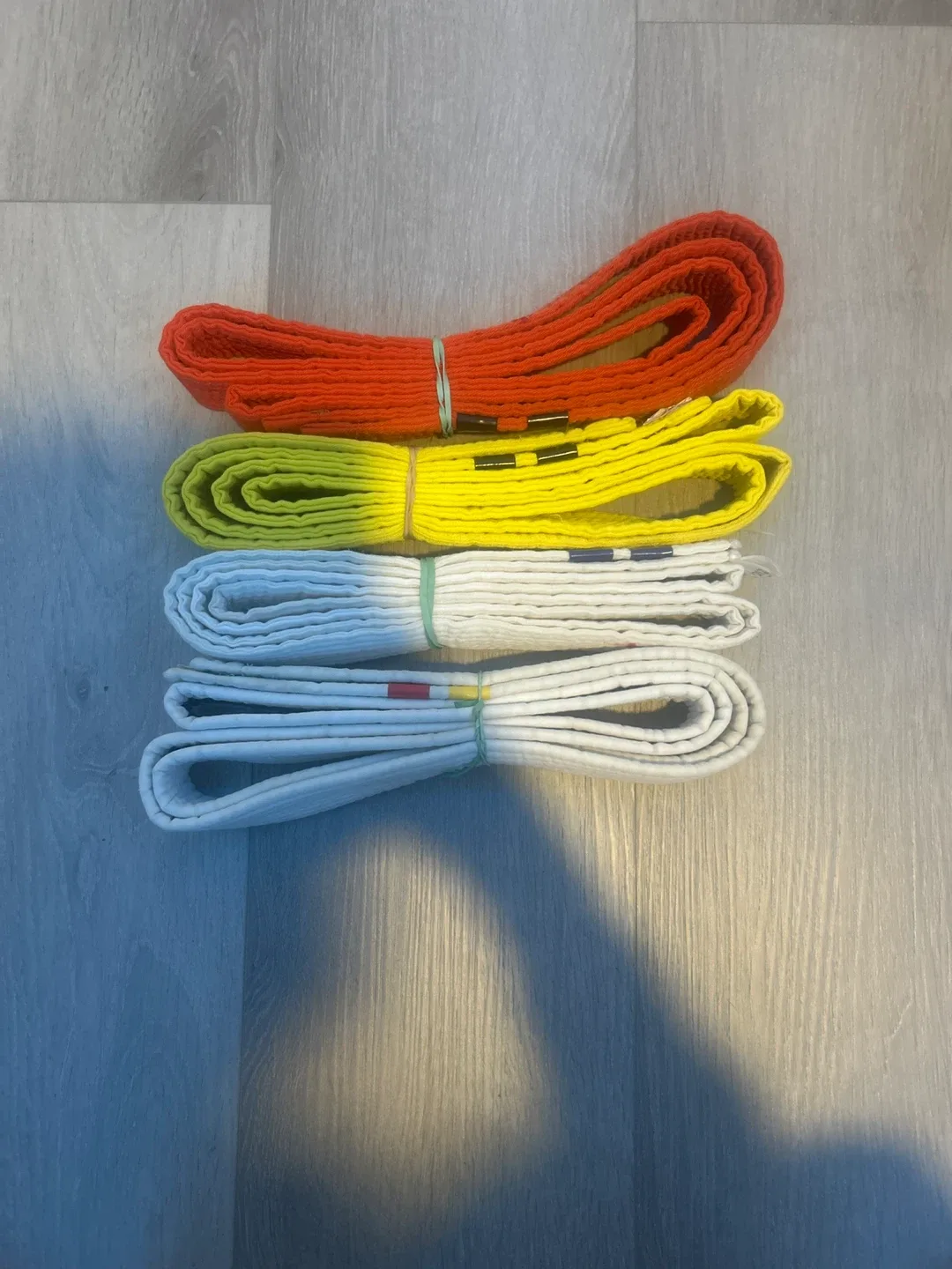 Karate Belts Bundle - Orange, Yellow, White thumbnail