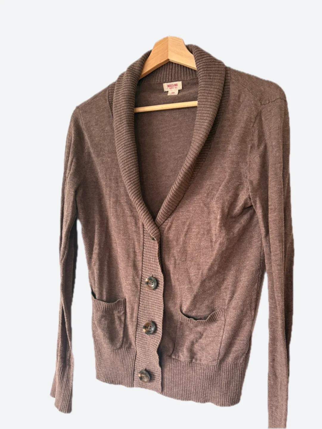 Mossimo Supply Co. Brown Cardigan - Size S/P thumbnail