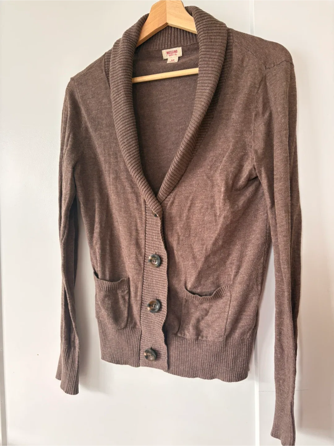 Mossimo Supply Co. Brown Cardigan - Size S/P image indicator(4)