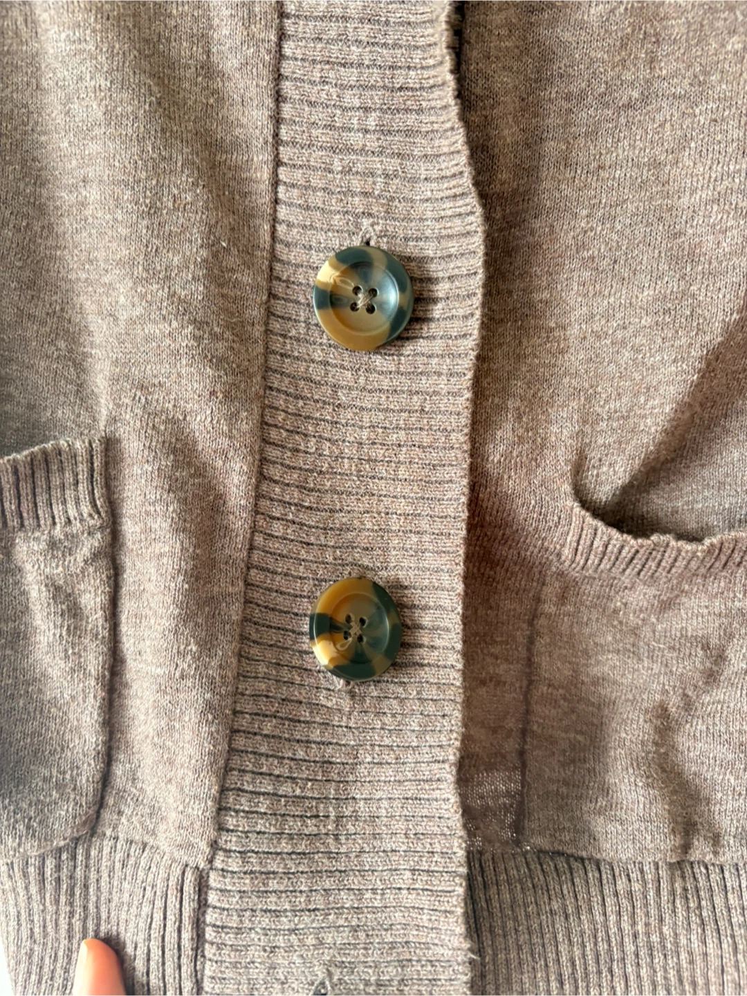 Mossimo Supply Co. Brown Cardigan - Size S/P