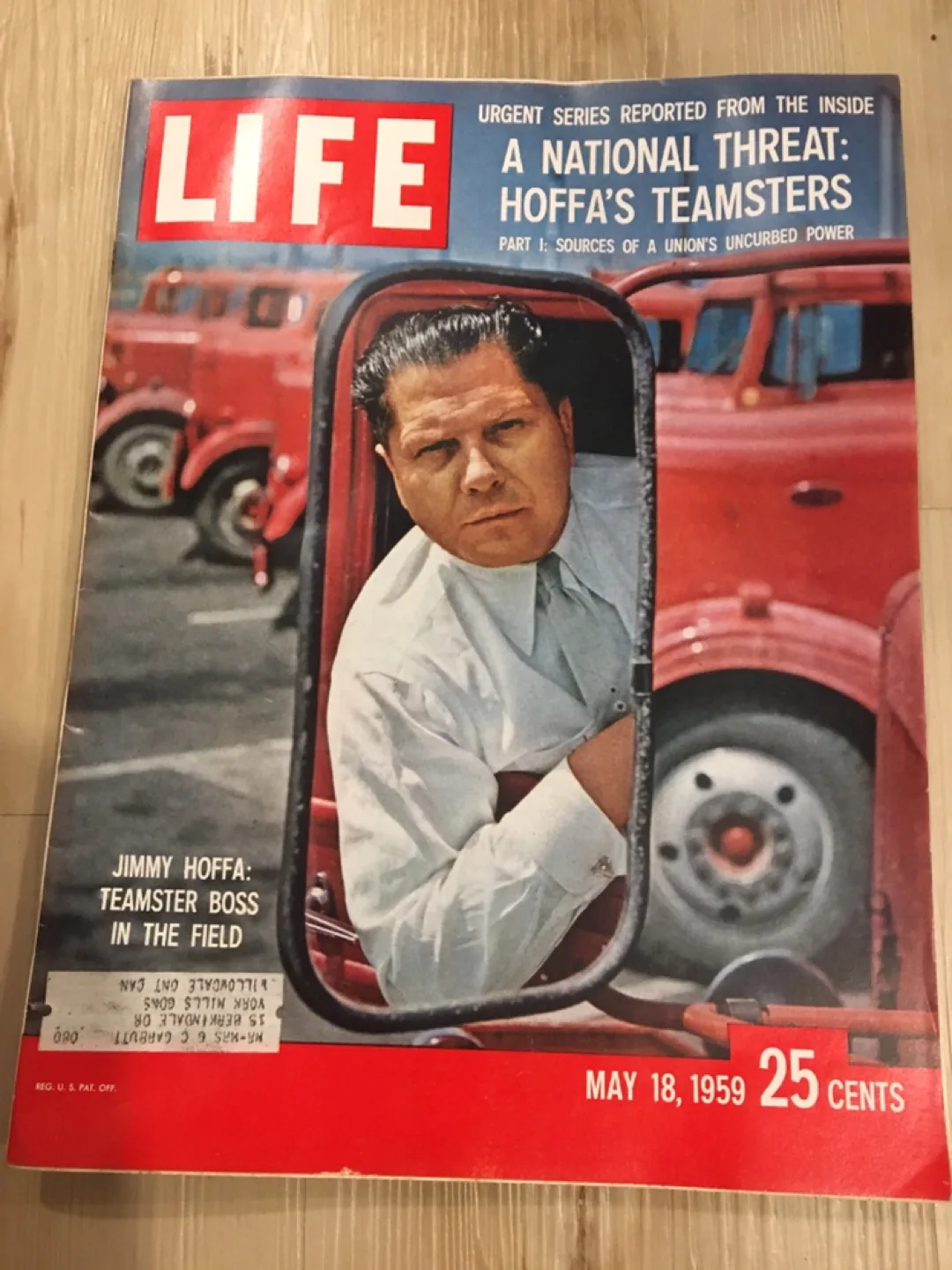 Life Magazine - Jimmy Hoffa, May 18, 1959 thumbnail