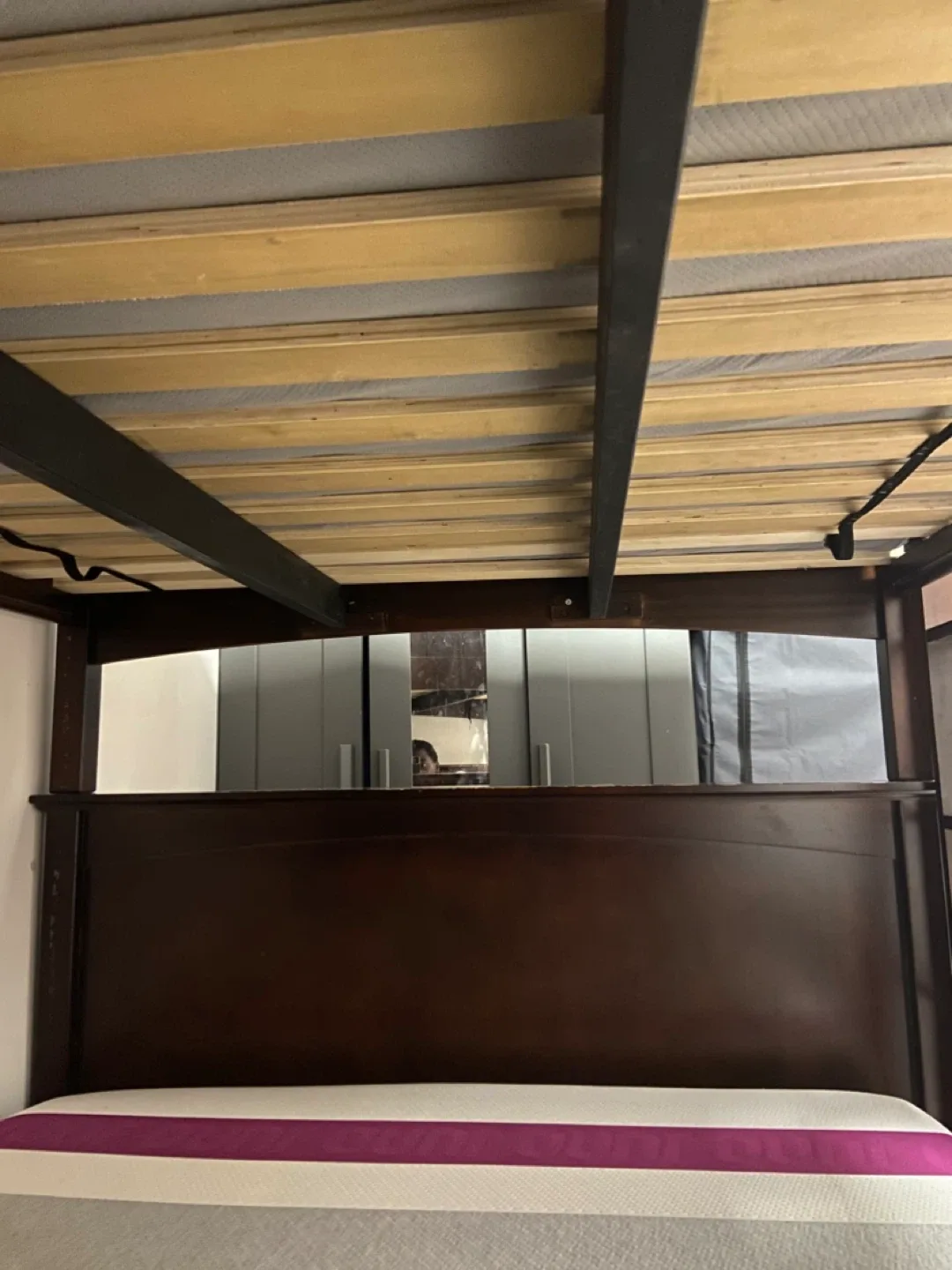 Dark Brown Wooden Bunk Bed Frame image indicator(3)