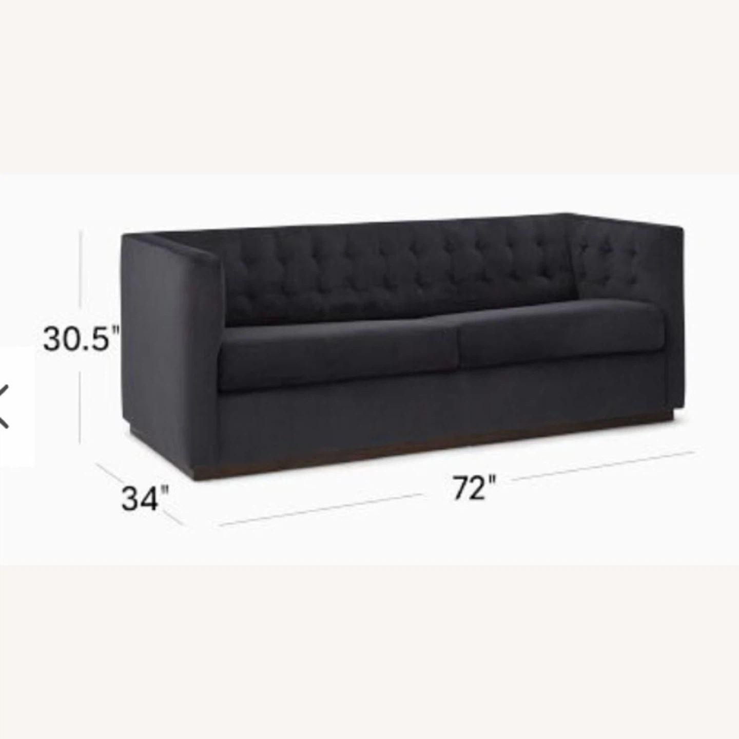 West Elm Rochester Sleeper Sofa orig $3000 - like NEW - photo 3