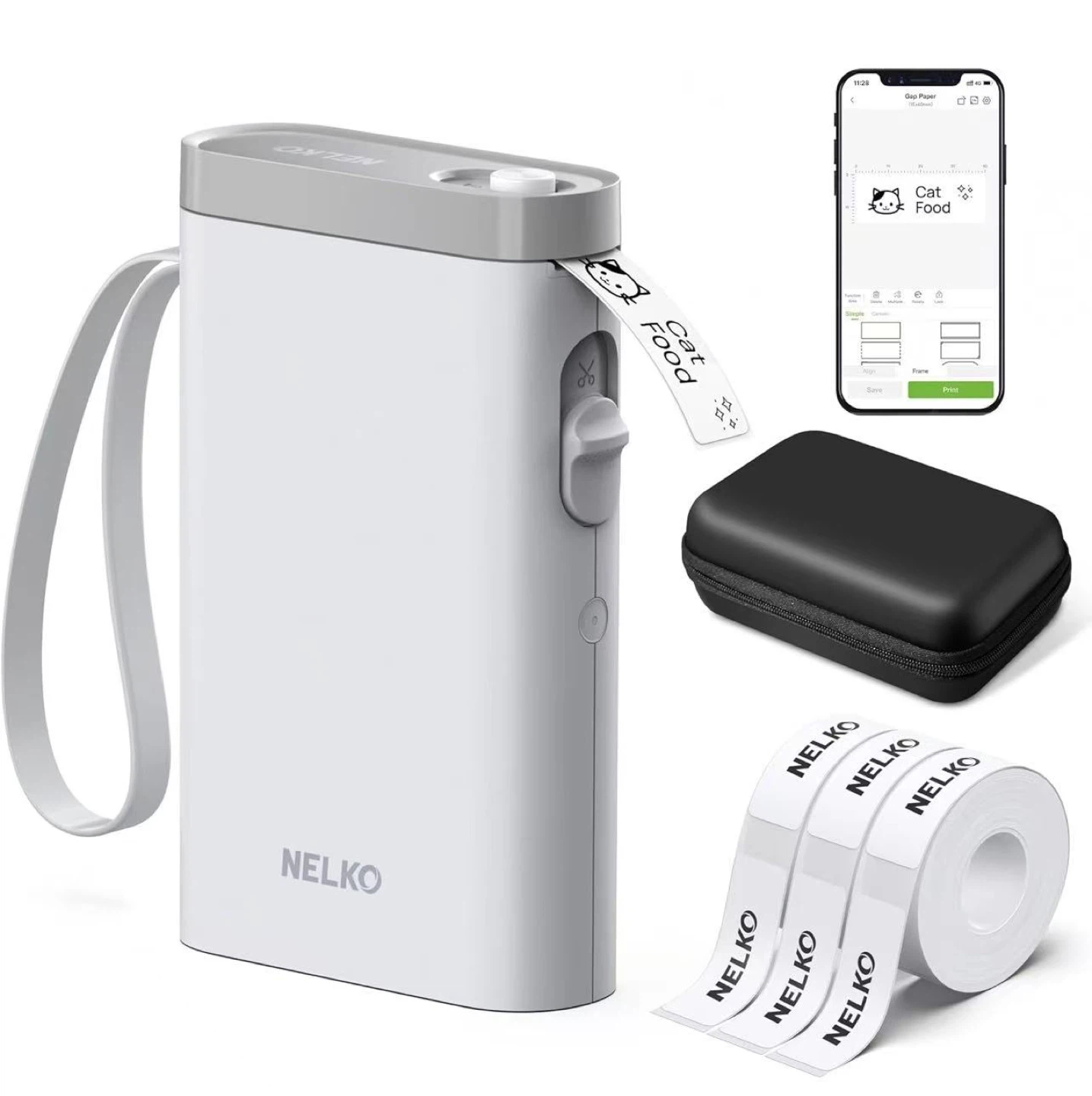Nelko P21 Label Maker - Grey