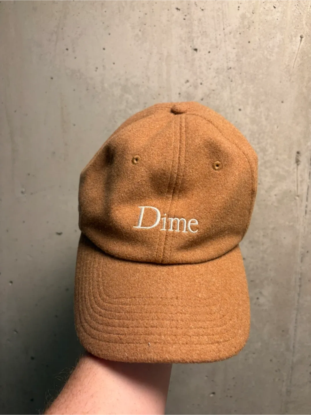 Dime Wool Cap - Brown