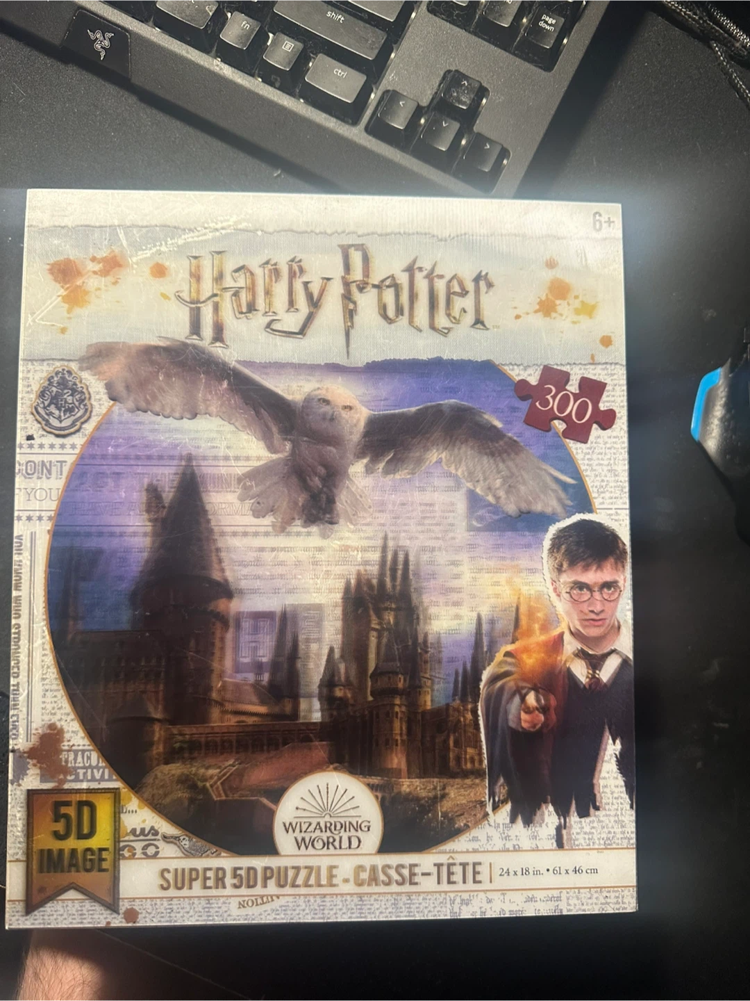 Harry Potter Super 5D 300-Piece Puzzle, 24x18 inches