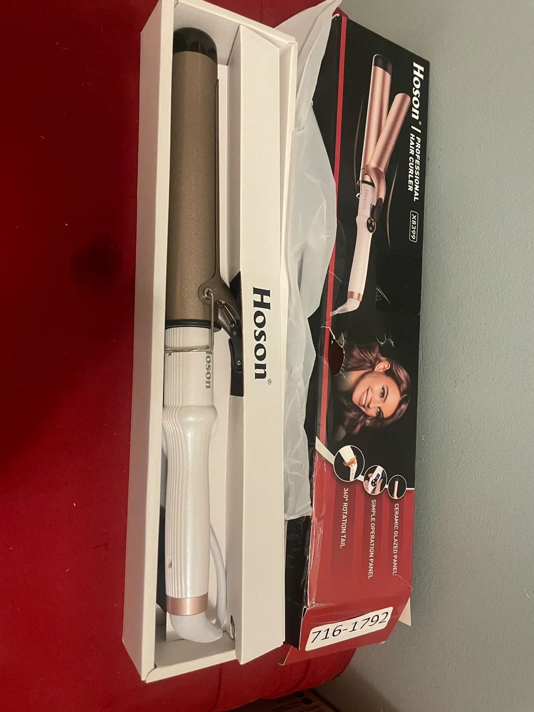 Hoson Professional Hair Curler X8399 - New in Box thumbnail