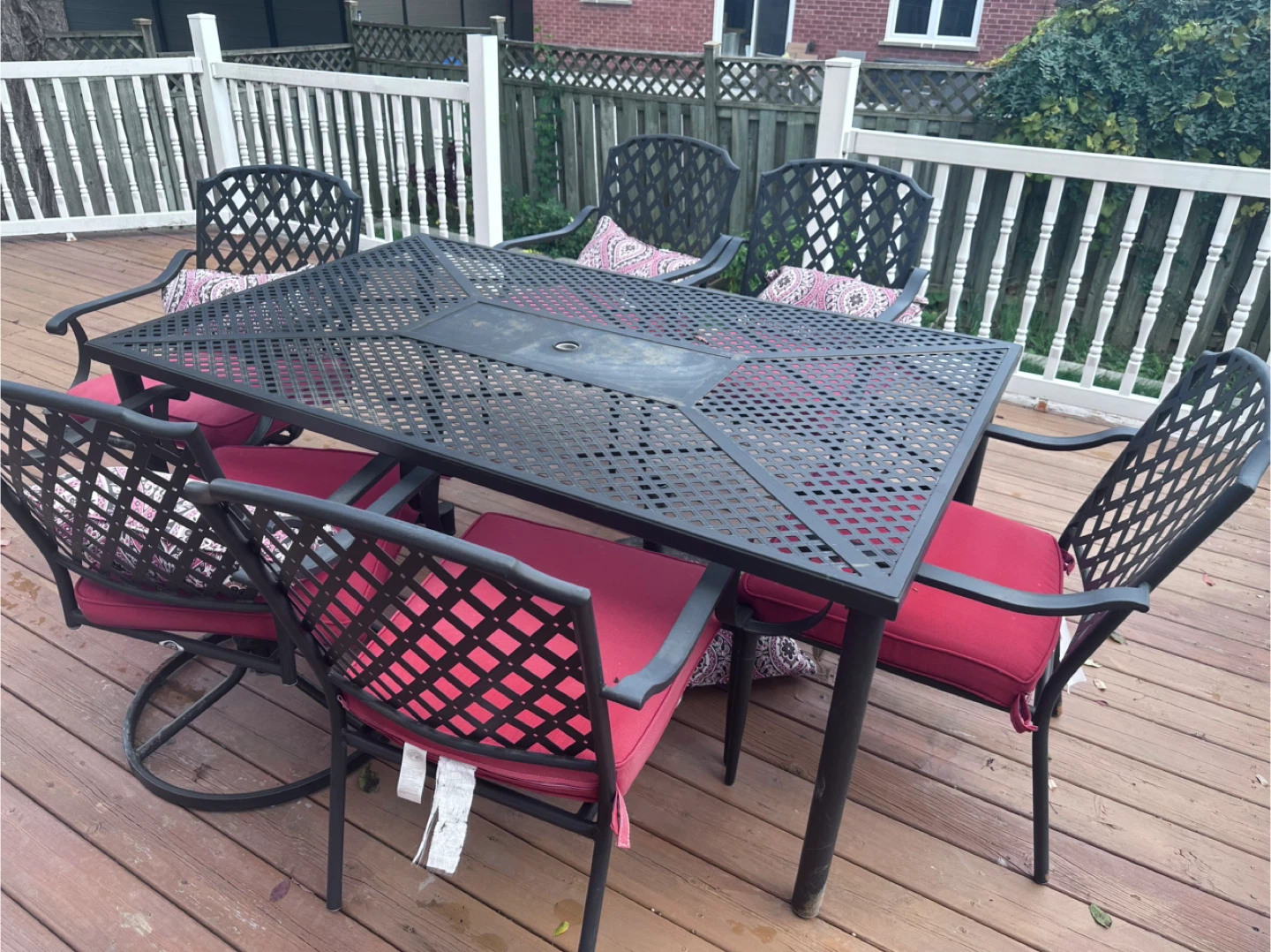 Patio Set - Table & 6 Chairs