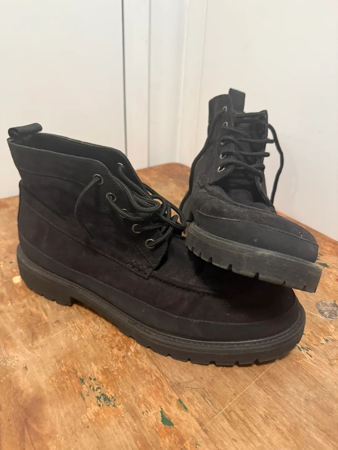 H&M Black Boots - US 11.5 image indicator(6)