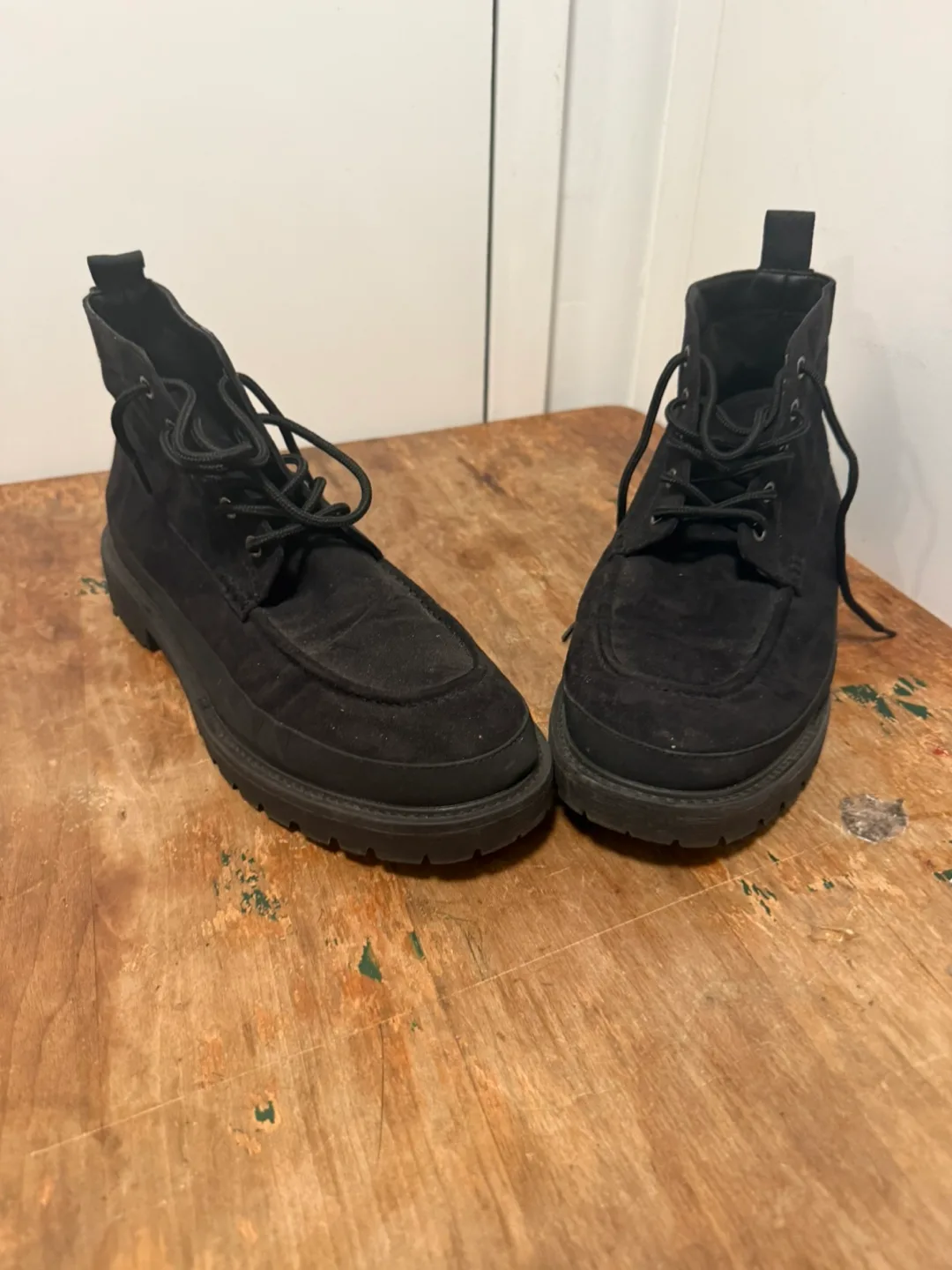 H&M Black Boots - US 11.5 image indicator(10)