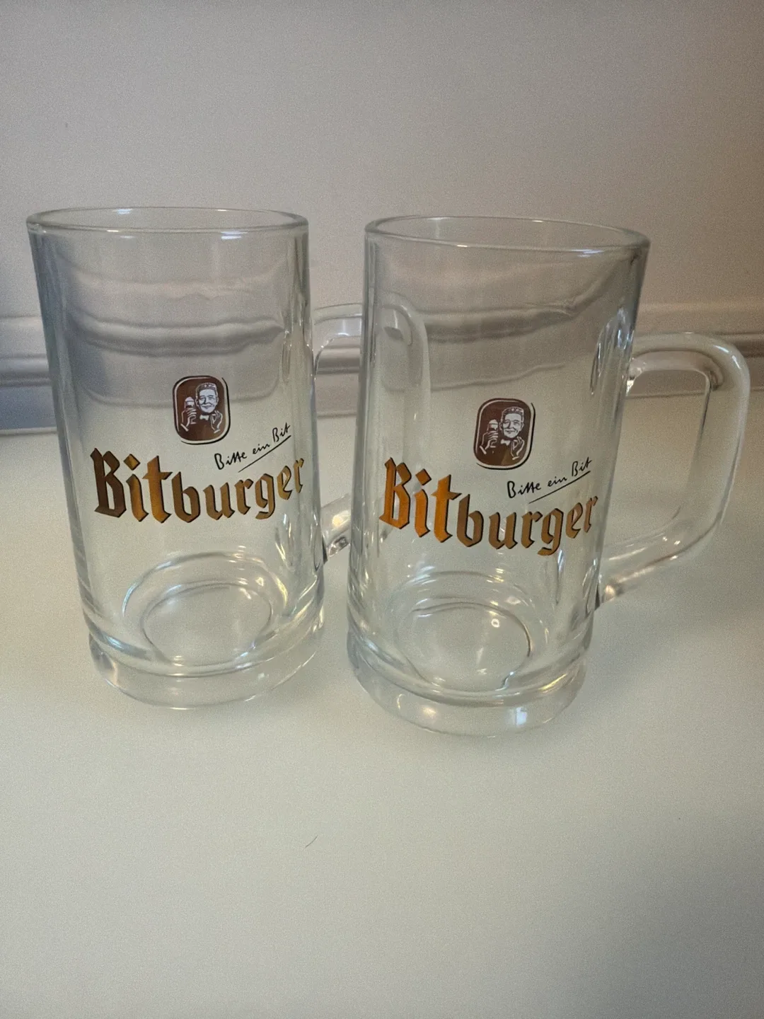Bitburger Beer Mugs - Set of 2 thumbnail