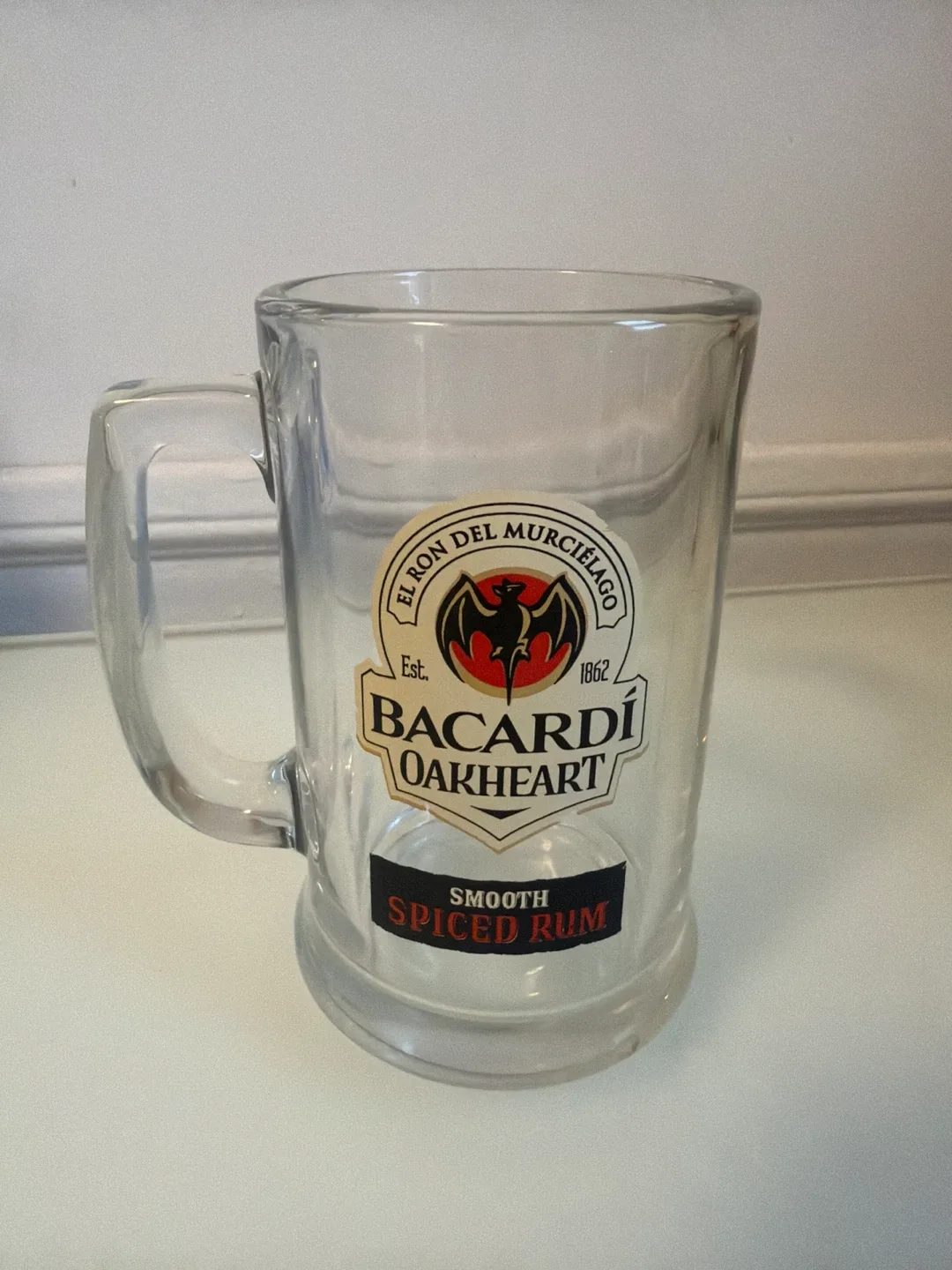 Bacardi Oakheart Spiced Rum Clear Mug thumbnail
