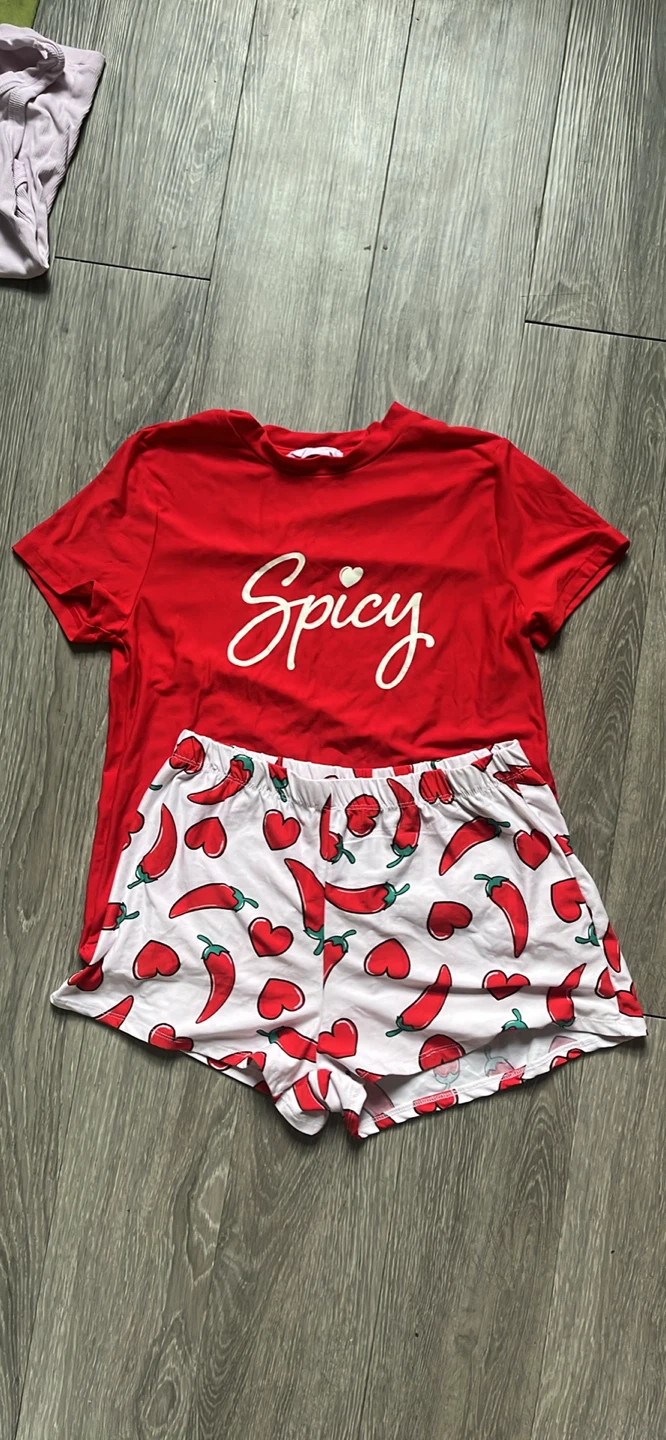 Red "Spicy" Pajama Set