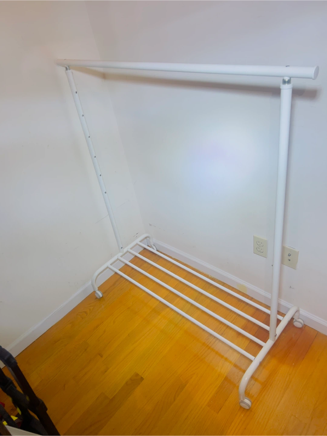 IKEA White Clothes Rack