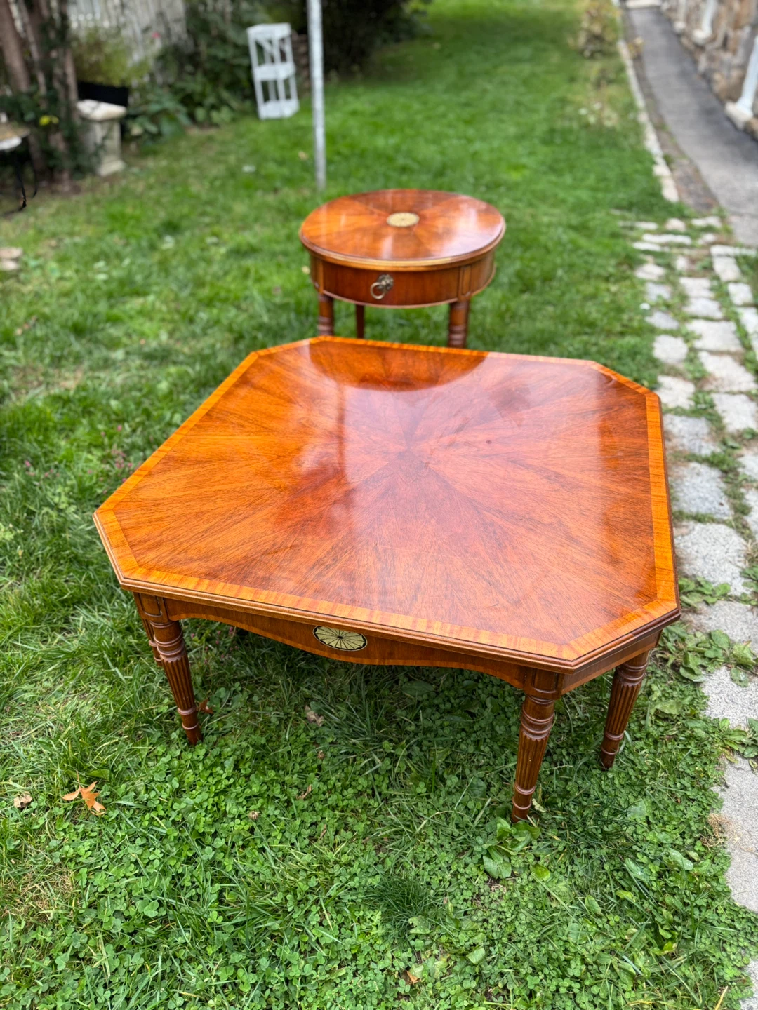 Wooden End Tables - Set of 2 - photo 2