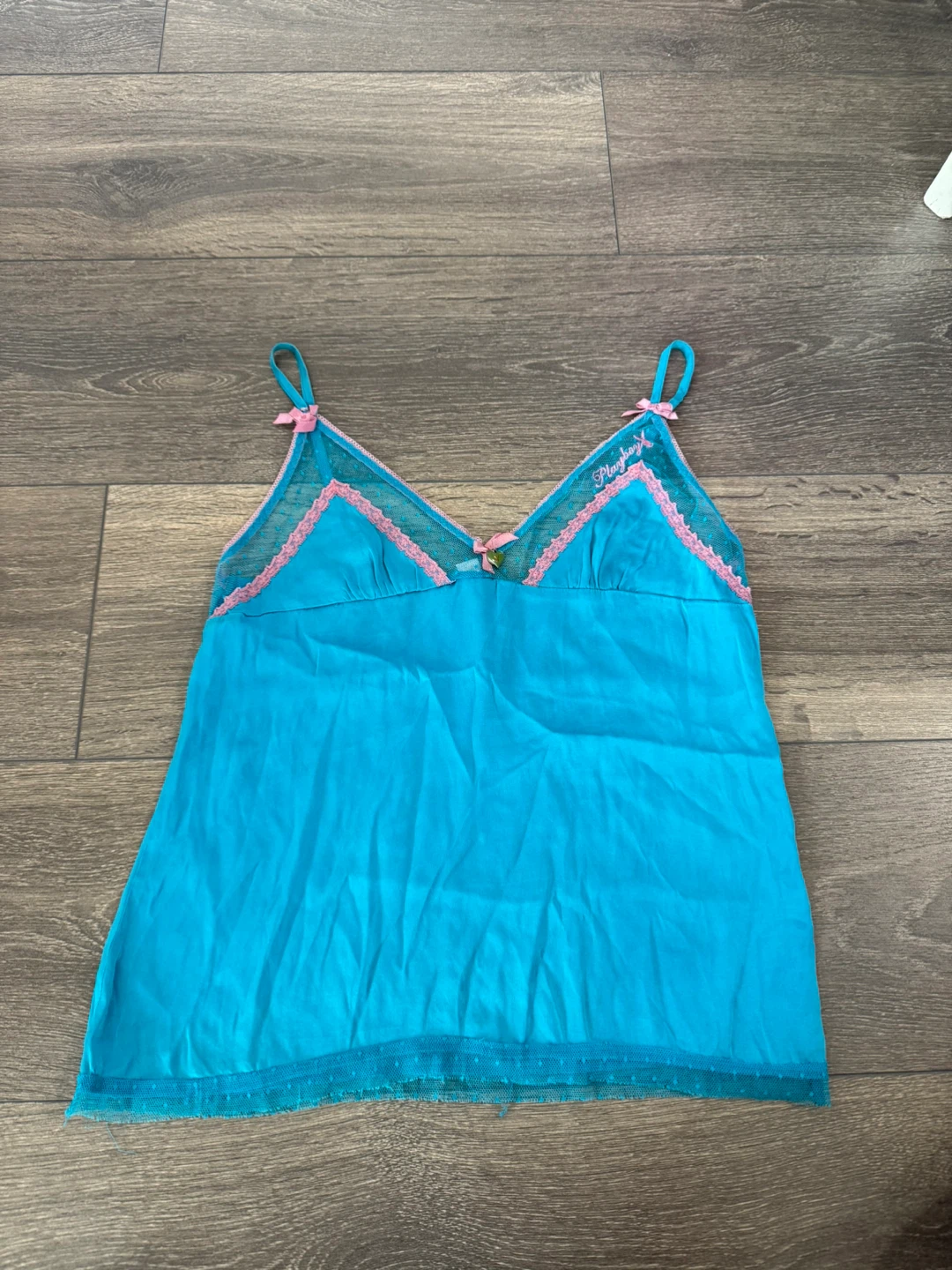 Playboy Blue Cami Top - Size S