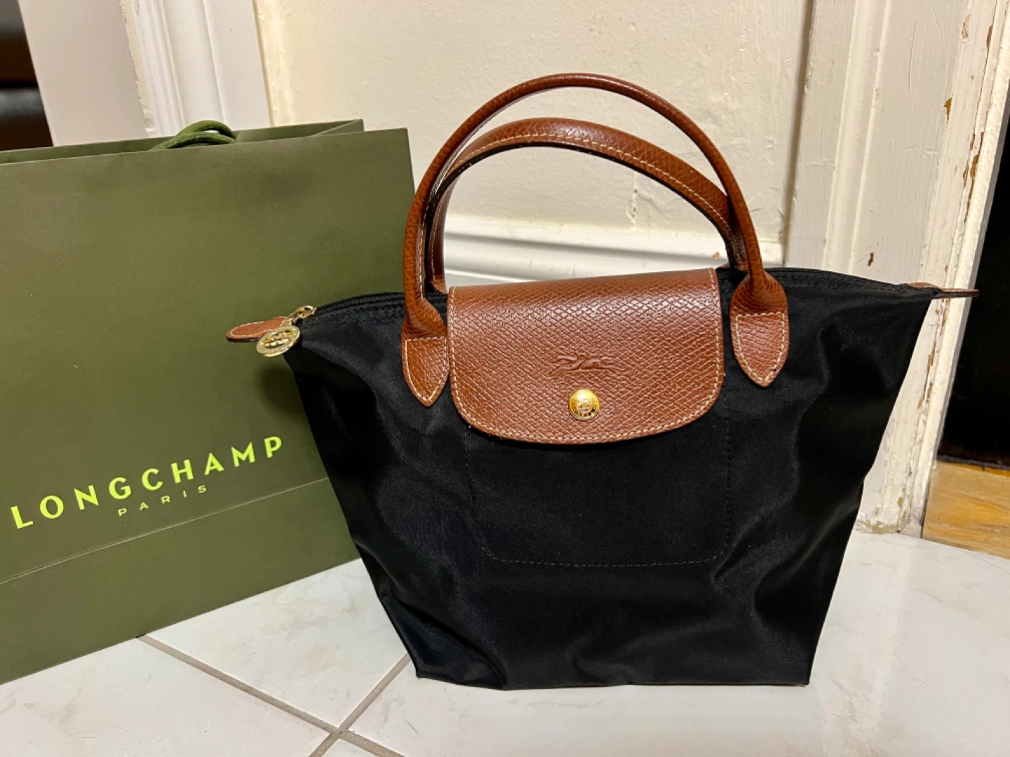 Longchamp XS Black Handbag