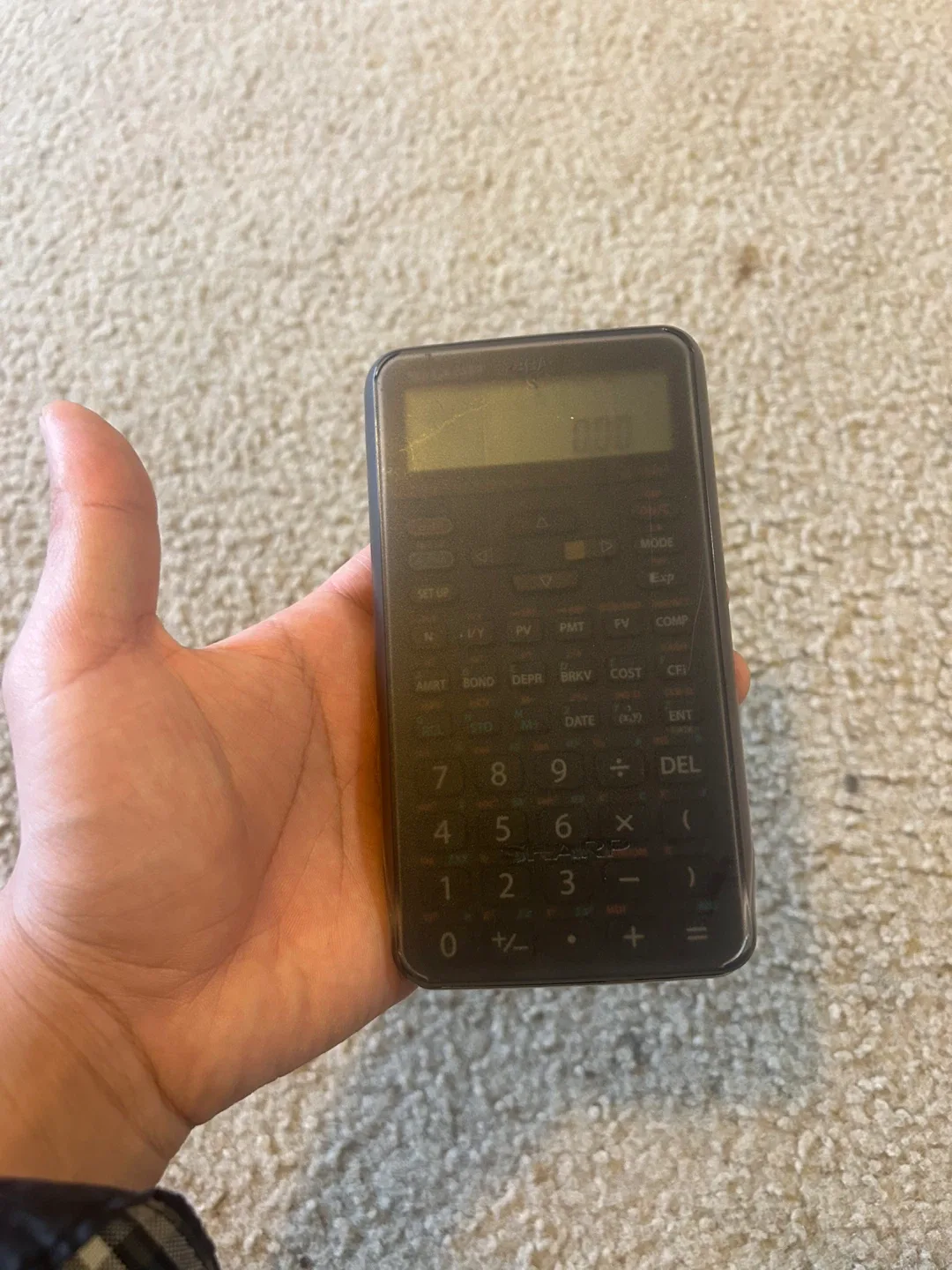 Sharp EL-738XT Professional Calculator image indicator(3)