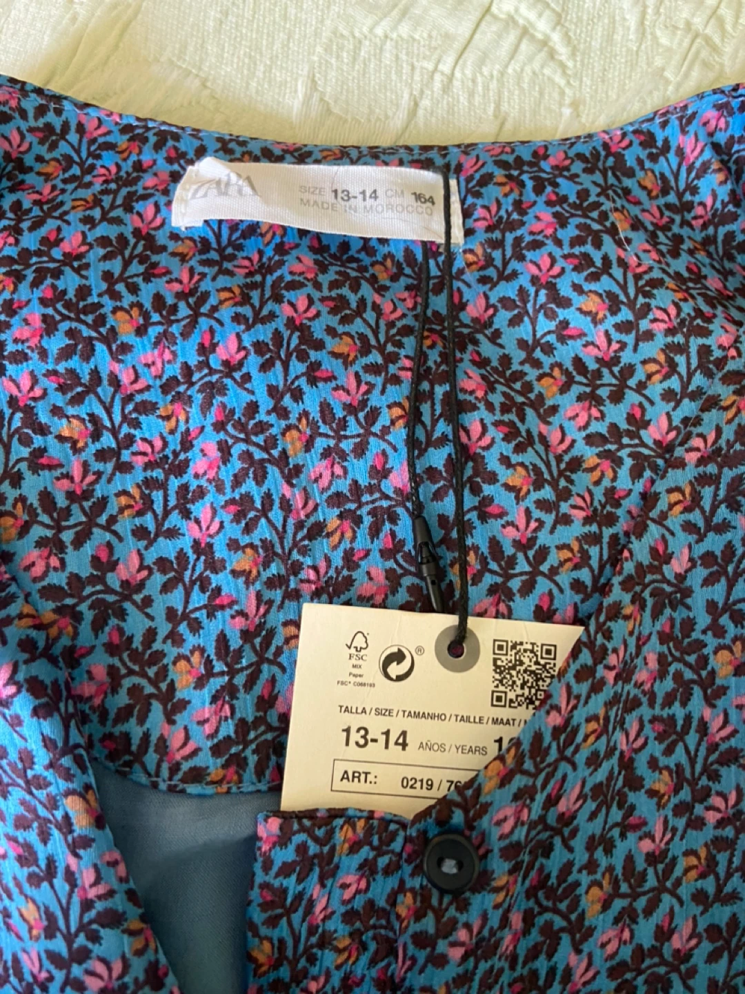 Zara Floral Dress - Size 13-14 Years - photo 2