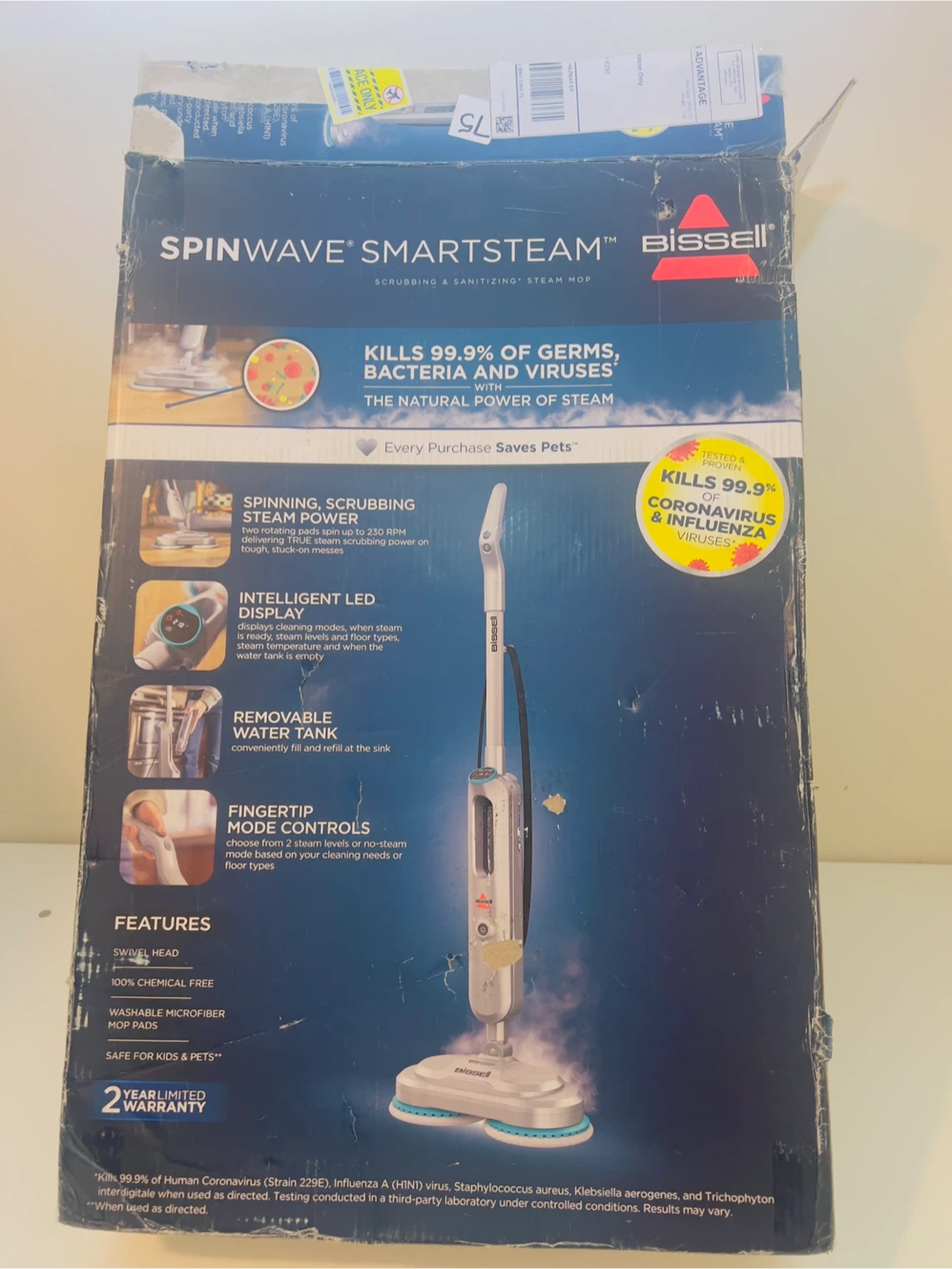 Bissell SpinWave SmartSteam Mop