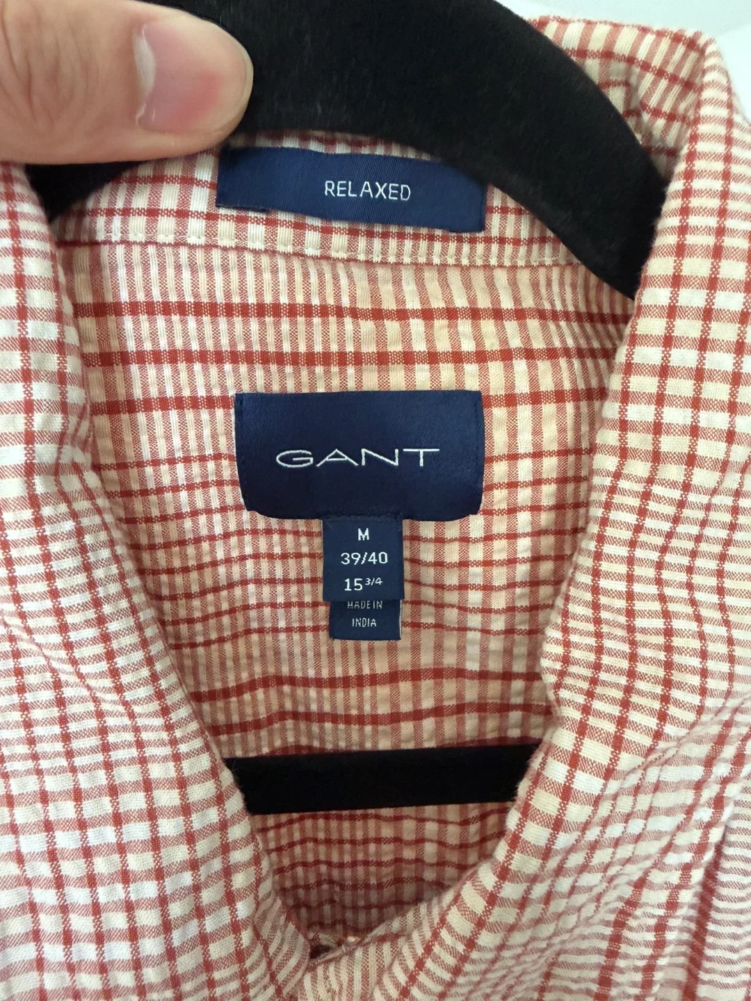 GANT Relaxed Fit Plaid Shirt - Size M image indicator(3)