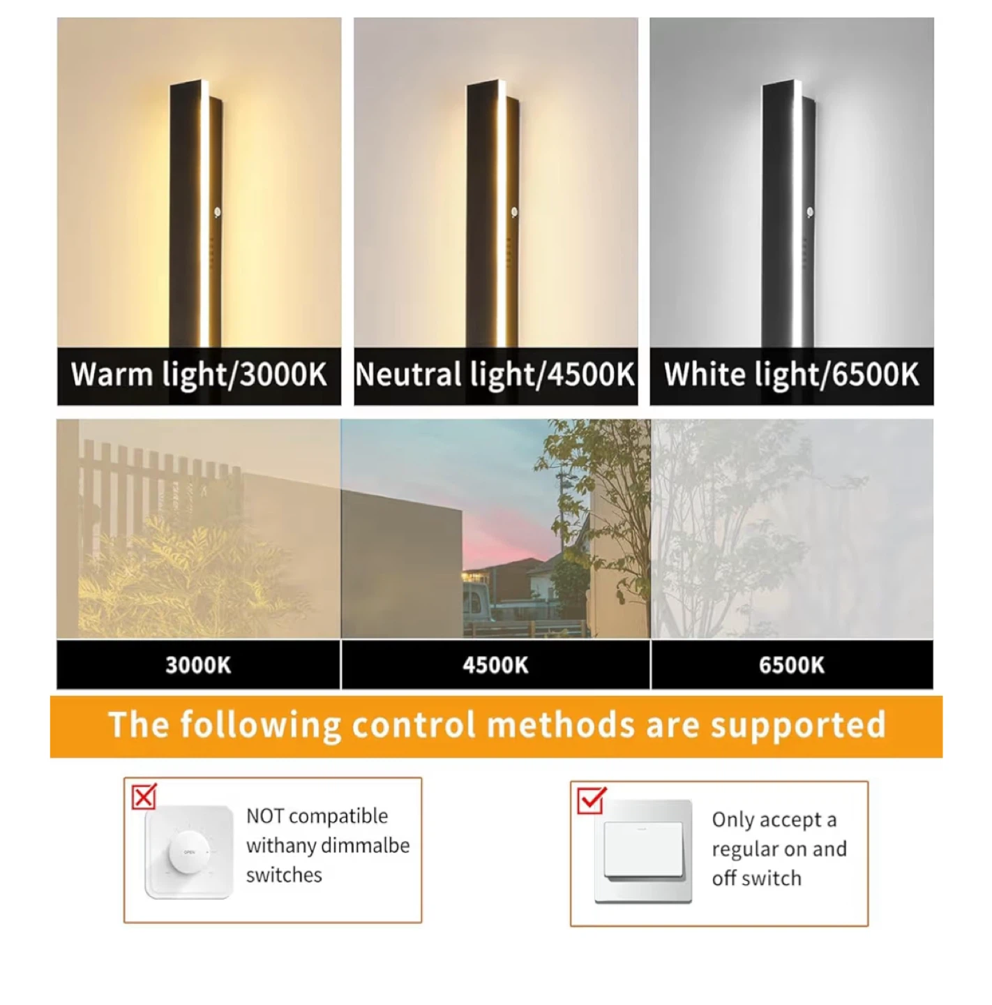 Set of 2 Bracket Light Outdoor Modern Wall Light - photo 3