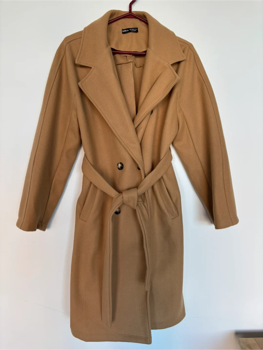 Shein Tan Trench Coat thumbnail