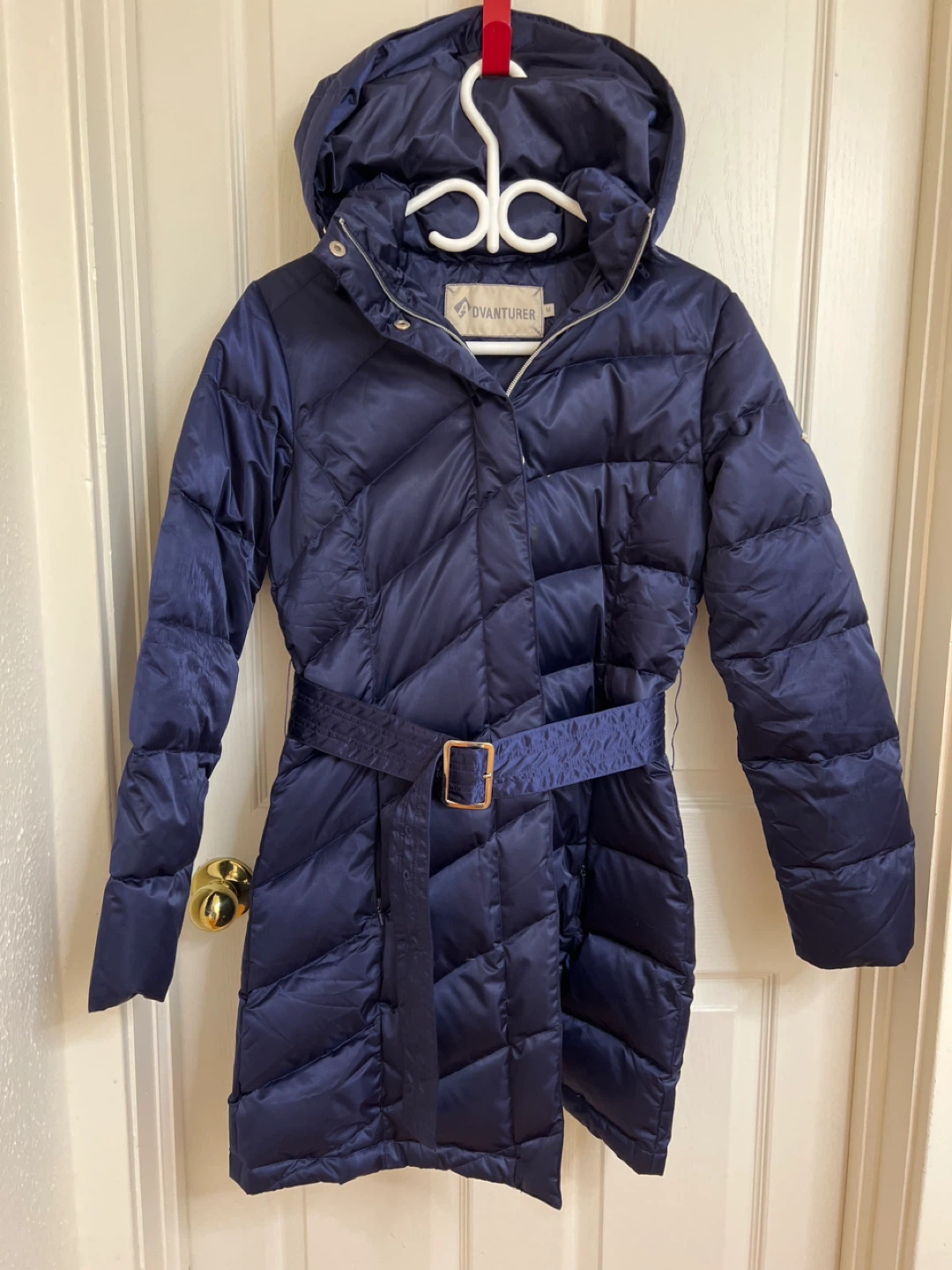 Down Puffer Coat - Generous Size Small