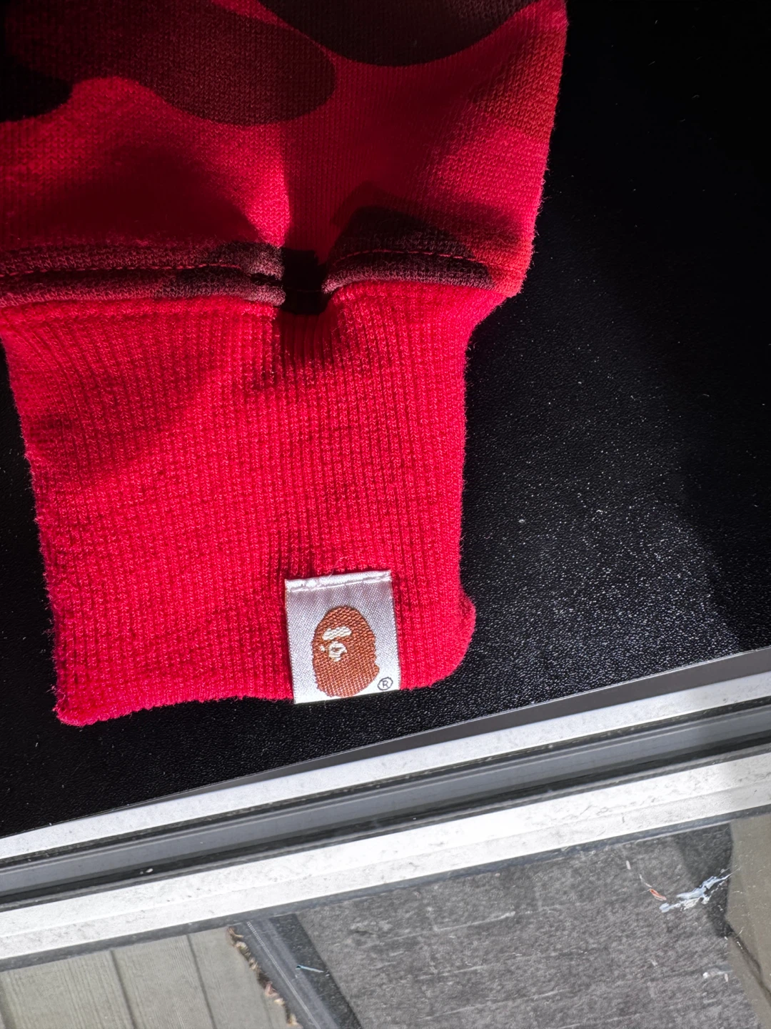 Bathing Ape (BAPE) Red Camo Shark Hoodie - photo 5