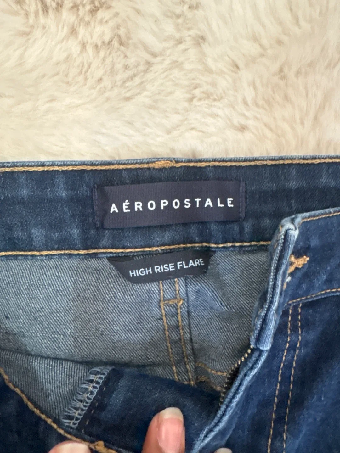 Aeropostale High Rise Flare Jeans image indicator(2)
