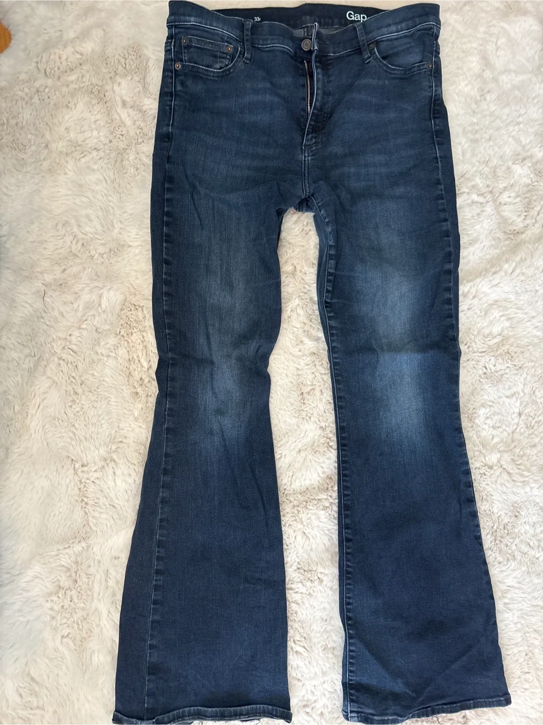 Gap 1969 Flare Jeans, Size 33R thumbnail