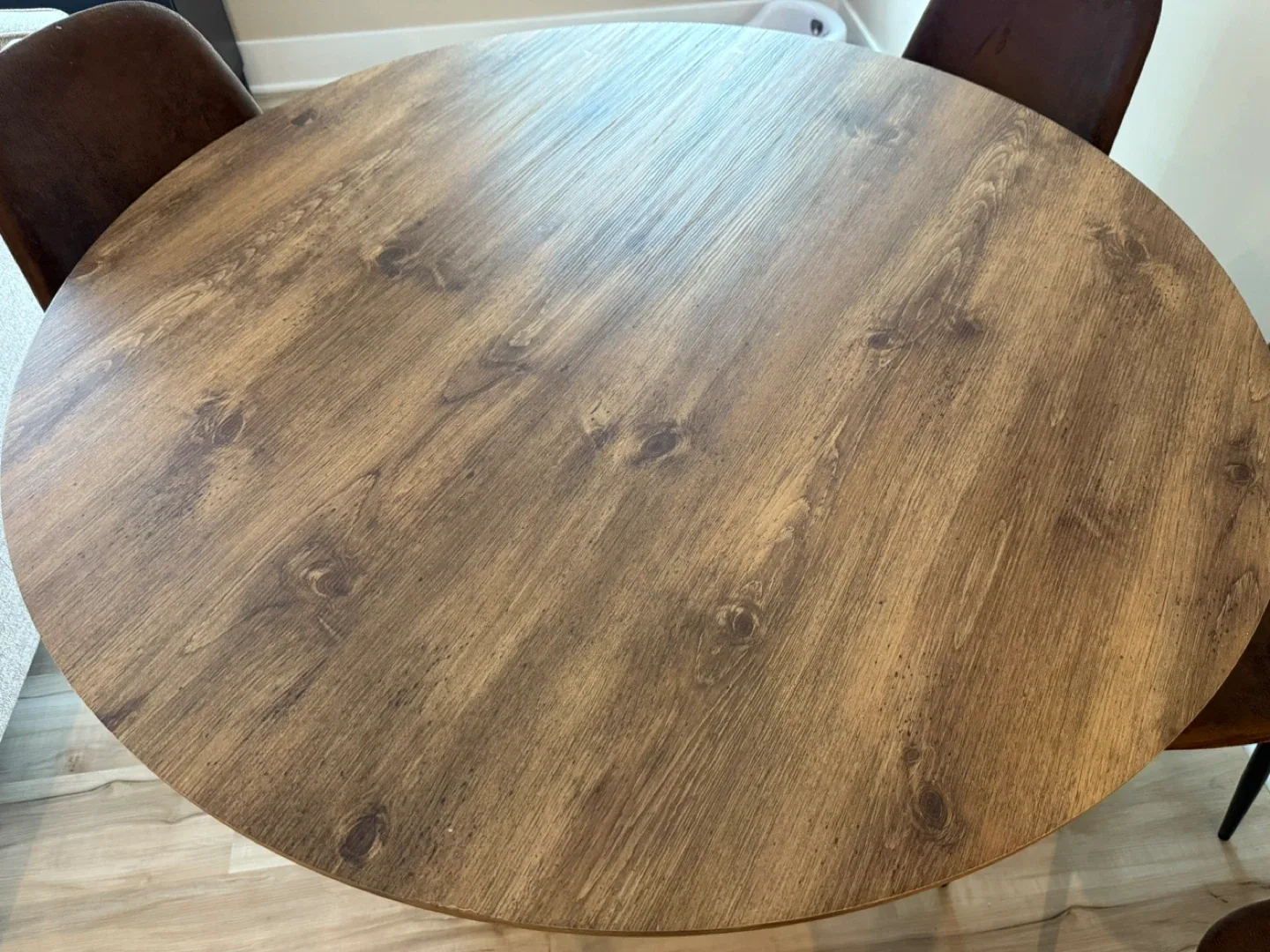 Round Wooden Dining Table with 4 Chairs image indicator(3)