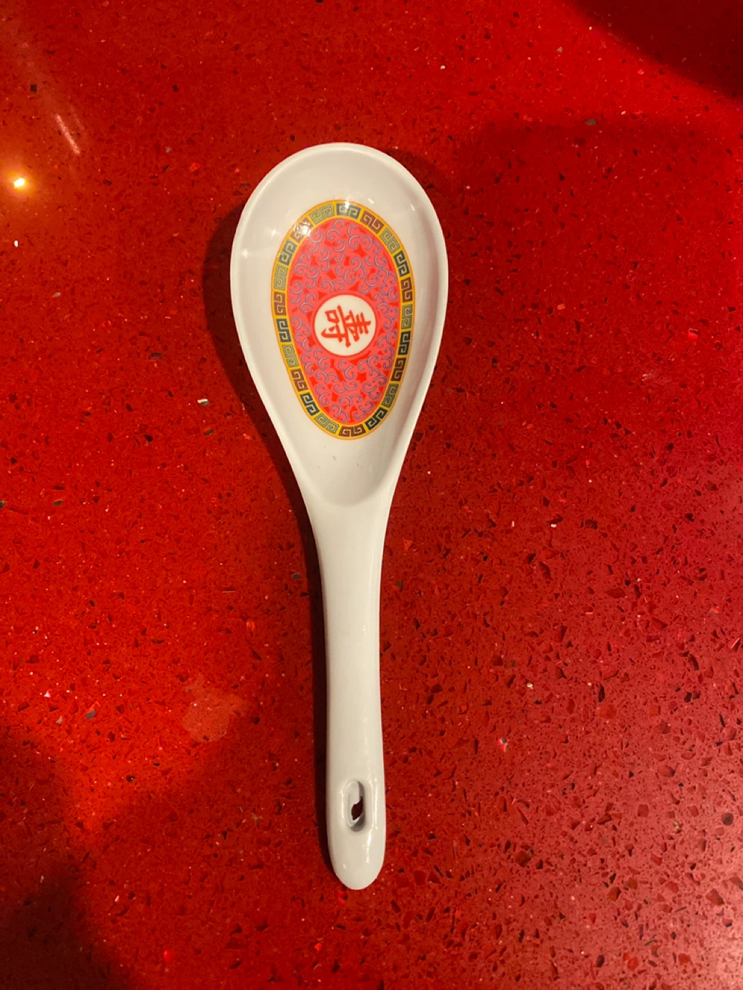 White Soup Spoon