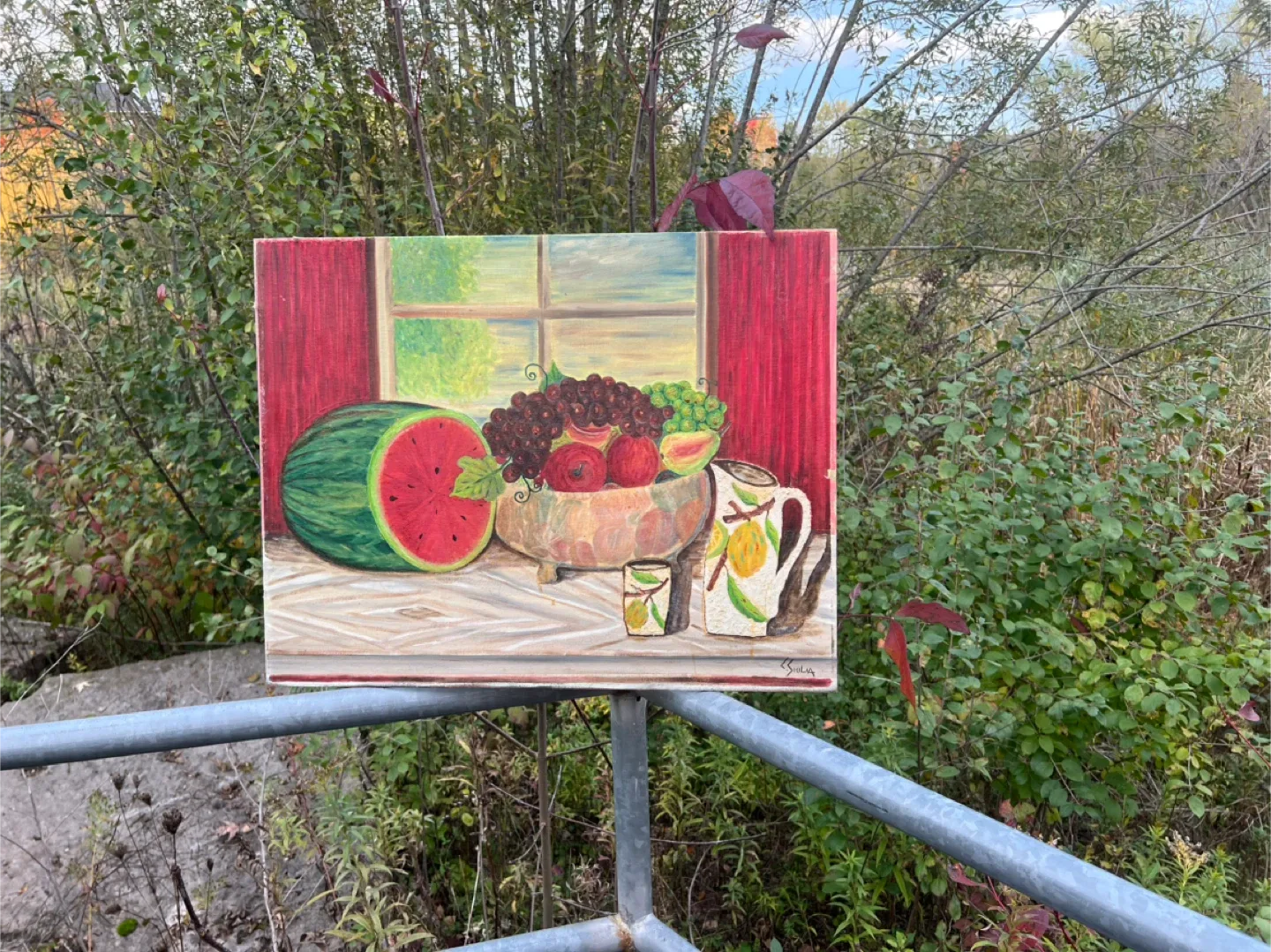 L. Sicilia vintage fruit painting image indicator(3)