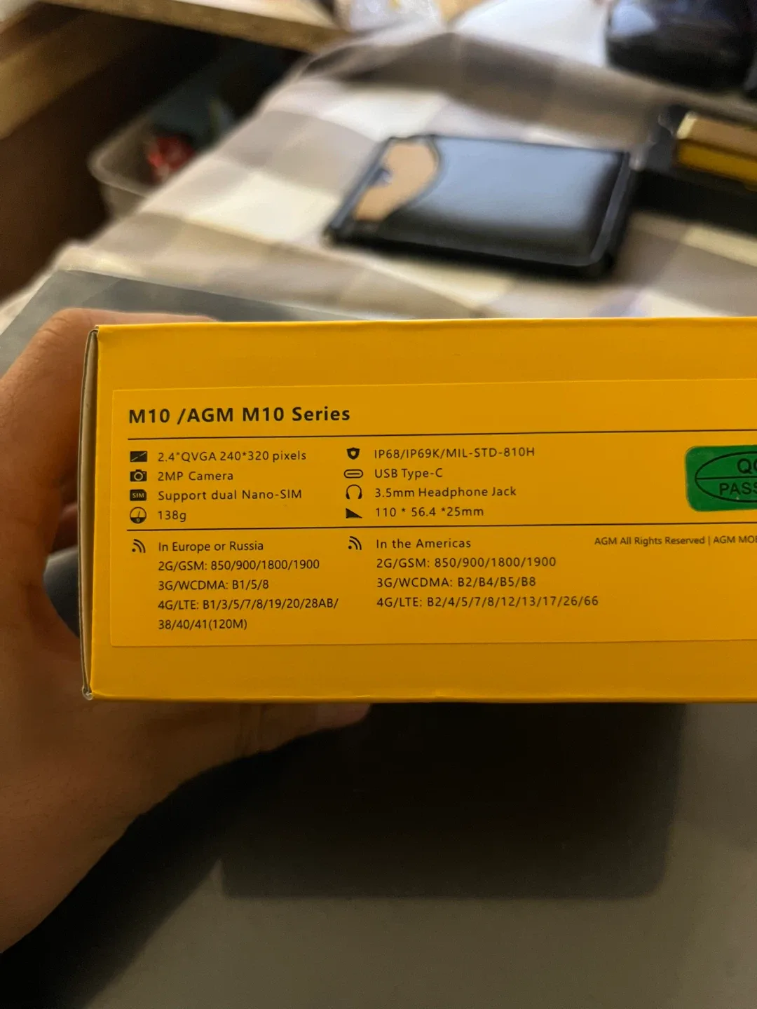 AGM M10 Flip Series Mobile Phone image indicator(2)