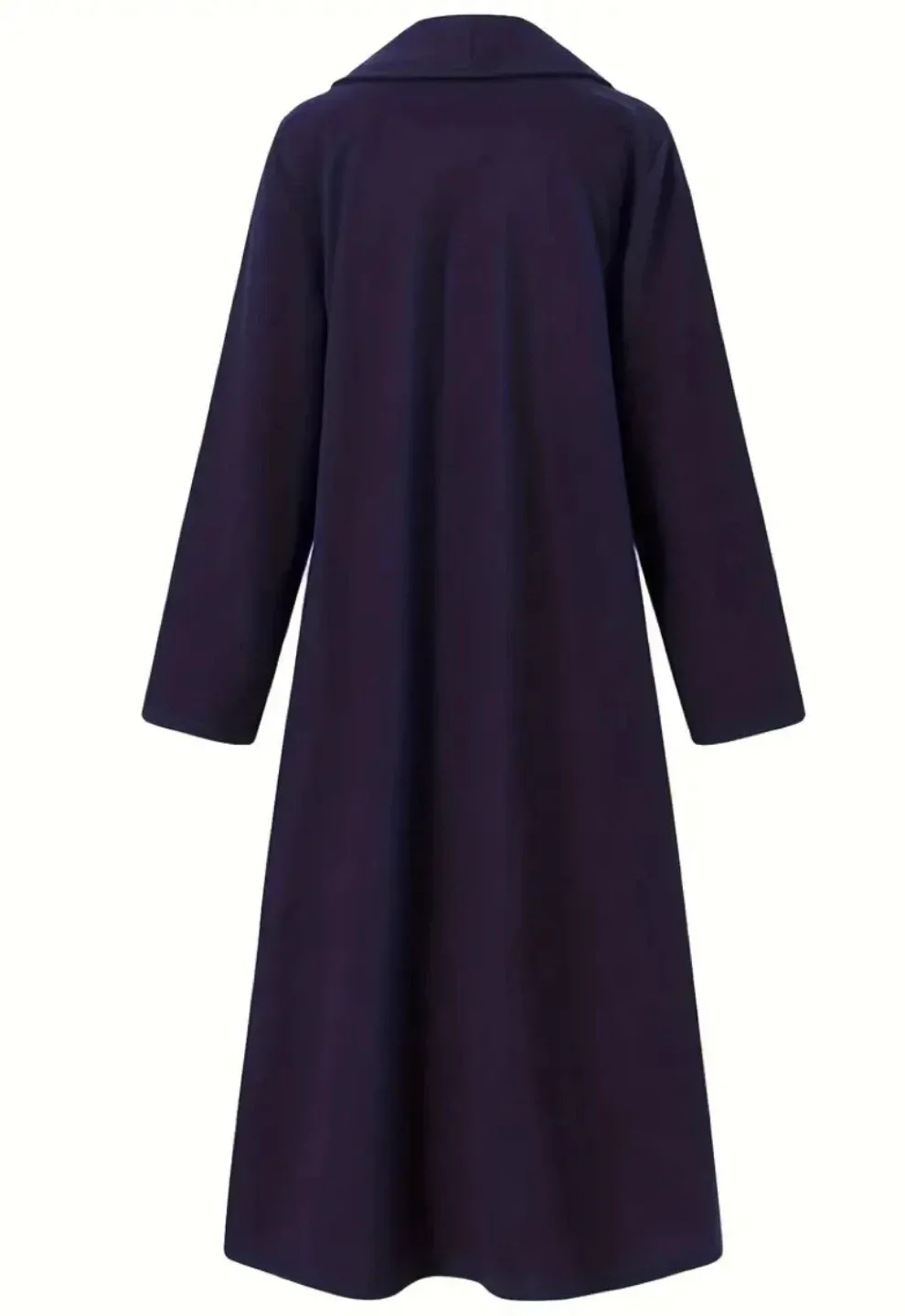 New💥 Women's Longline Dark Blue Coat XL image indicator(4)