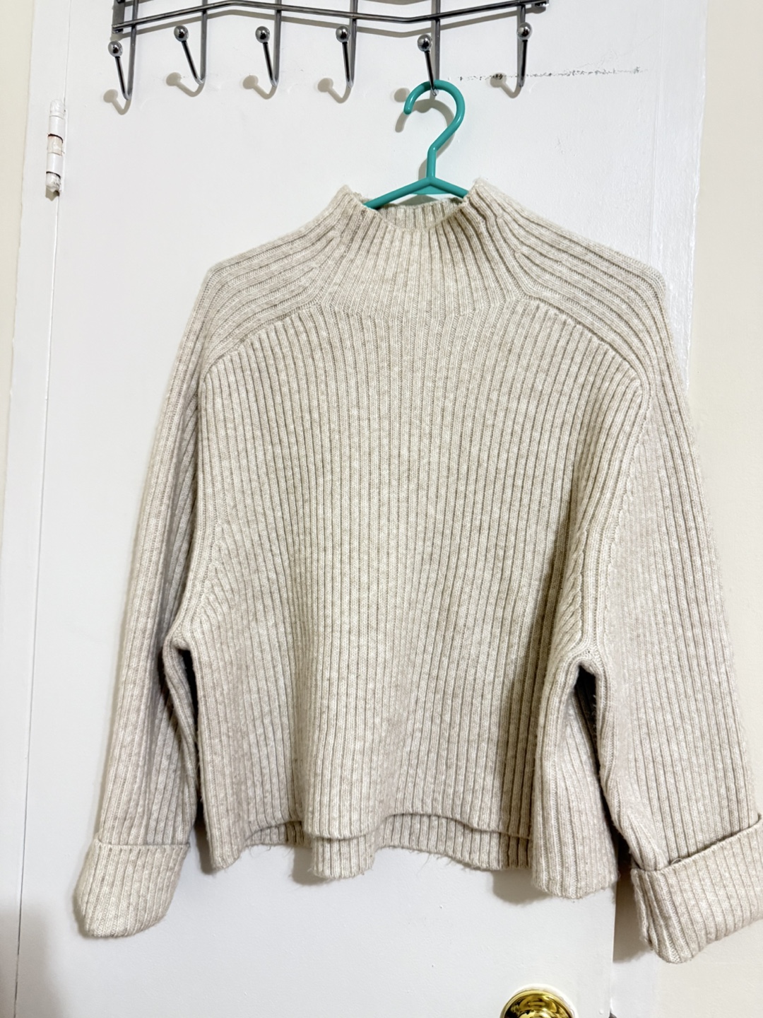 H&M Cable Knit Turtleneck Sweater