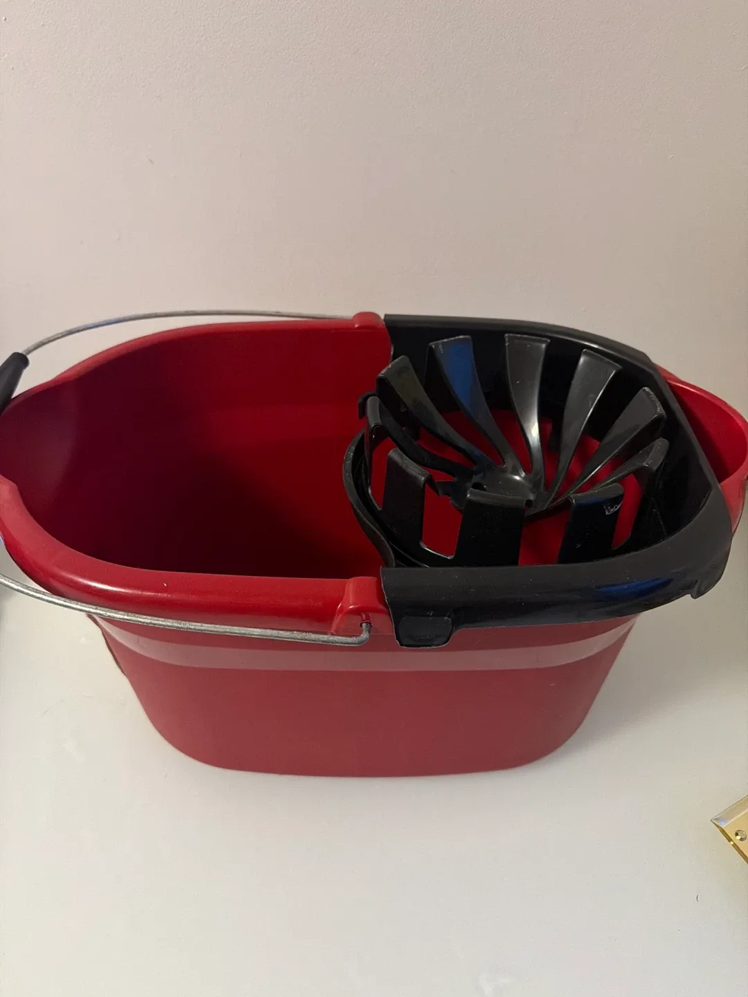 Red Spin Mop Bucket thumbnail