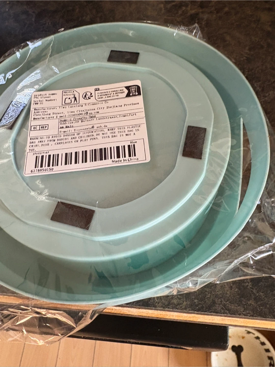 New non spill  Cat Bowl or dog  - Blue - photo 2