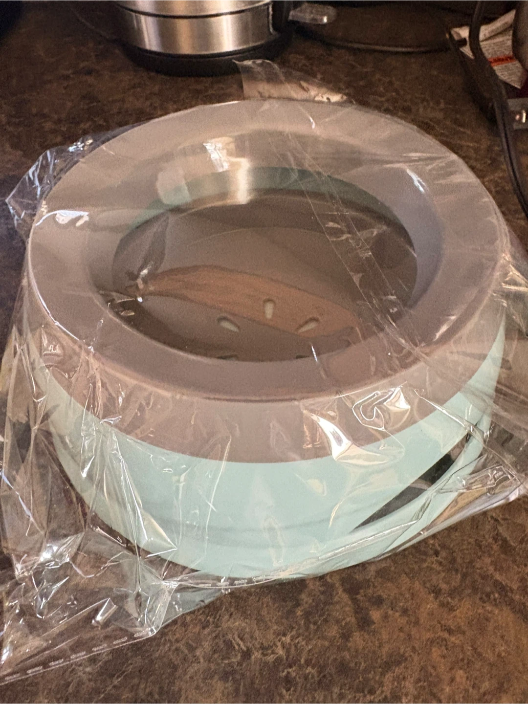 New non spill  Cat Bowl or dog  - Blue