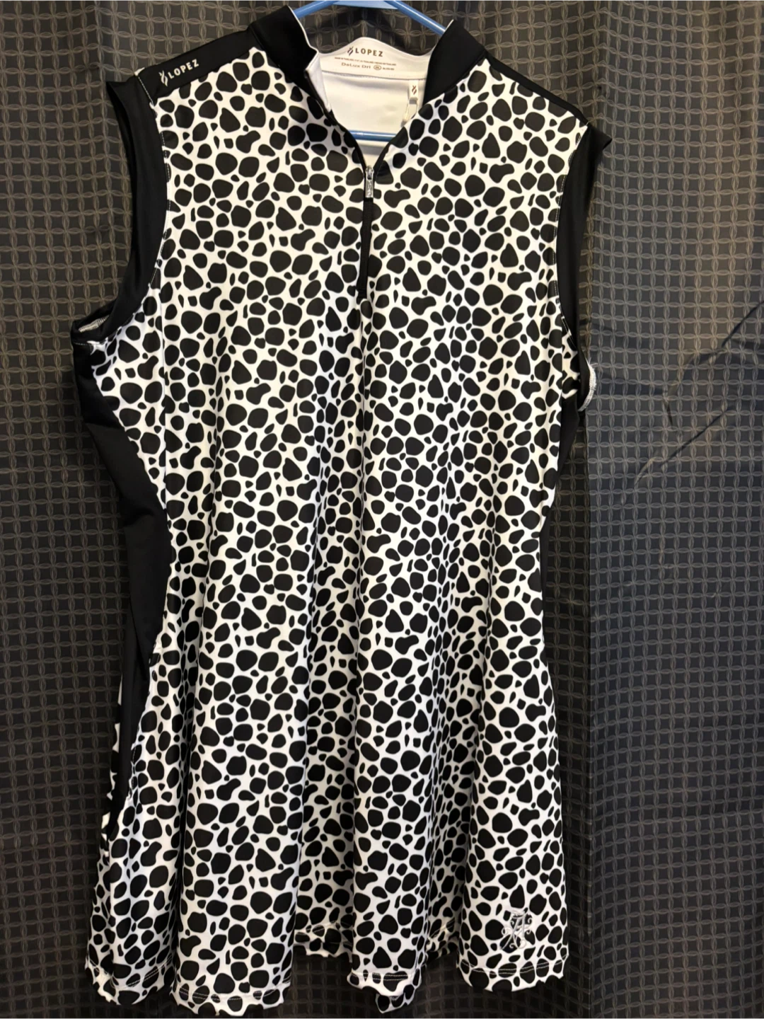 NWT Nancy Lopez Golf Dress - Black/White XXL